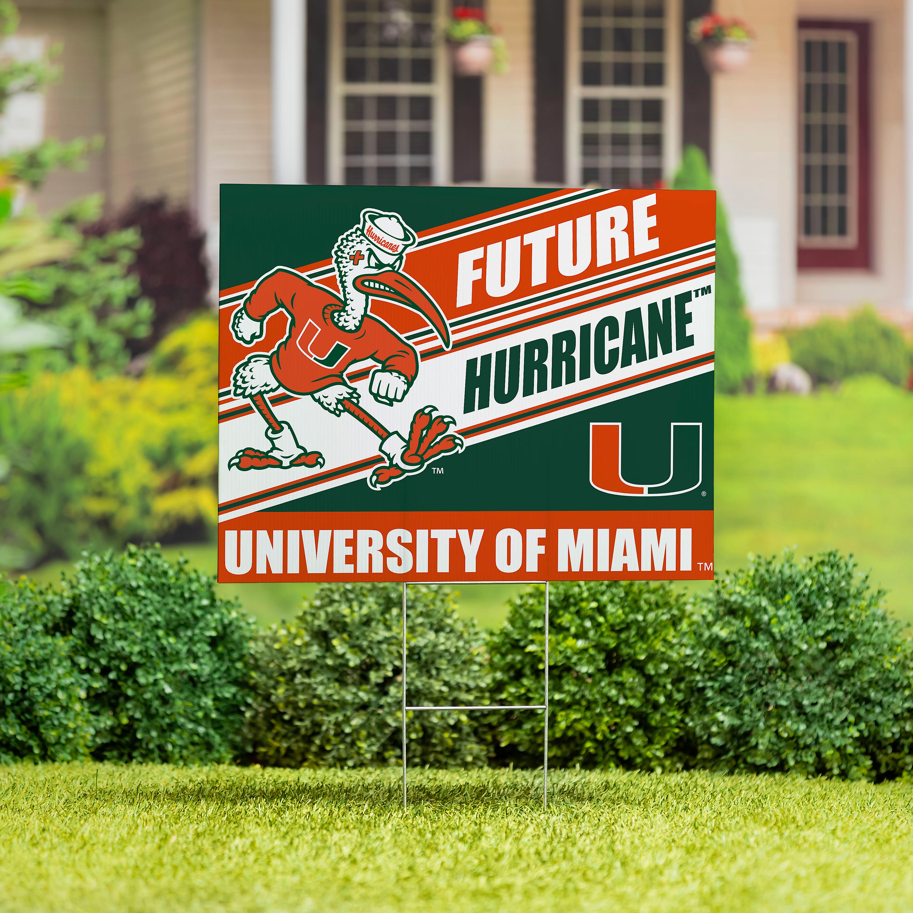 University of Miami Coroplast Yard Sign, Future Student - Sports Collectibles, Sports Memorabilia, Sports Fan Shop, Sports Gifts