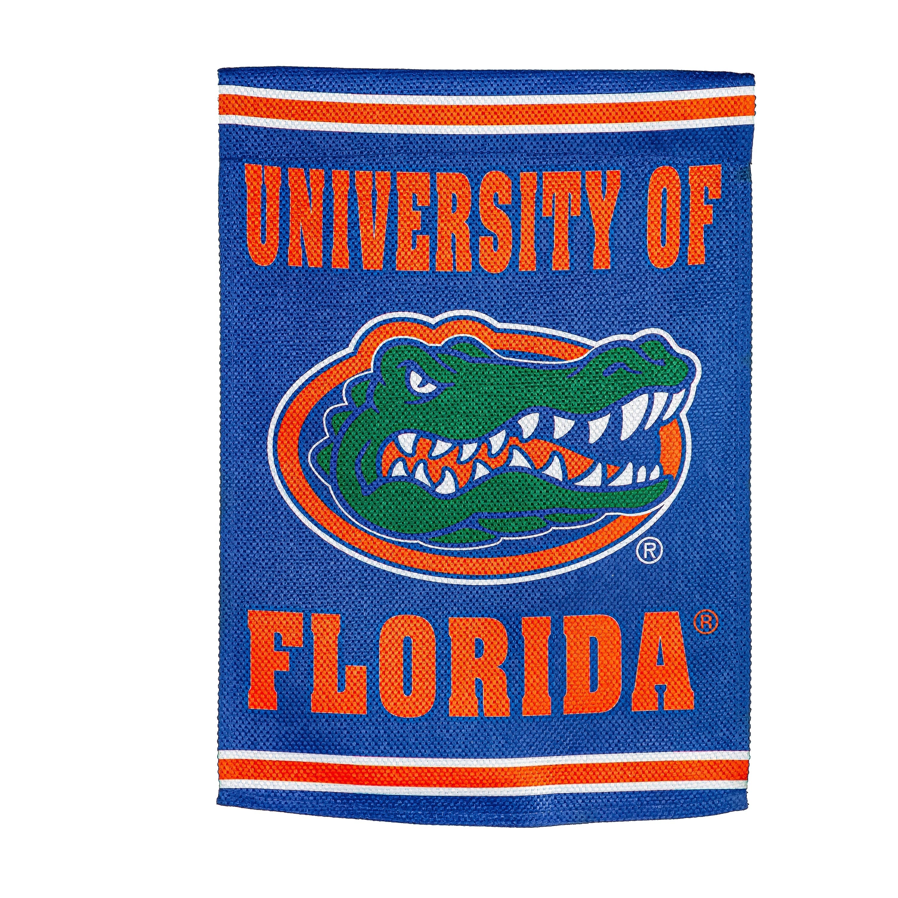Embossed Suede Flag, House Size, University of Florida - Sports Collectibles, Sports Memorabilia, Sports Fan Shop, Sports Gifts