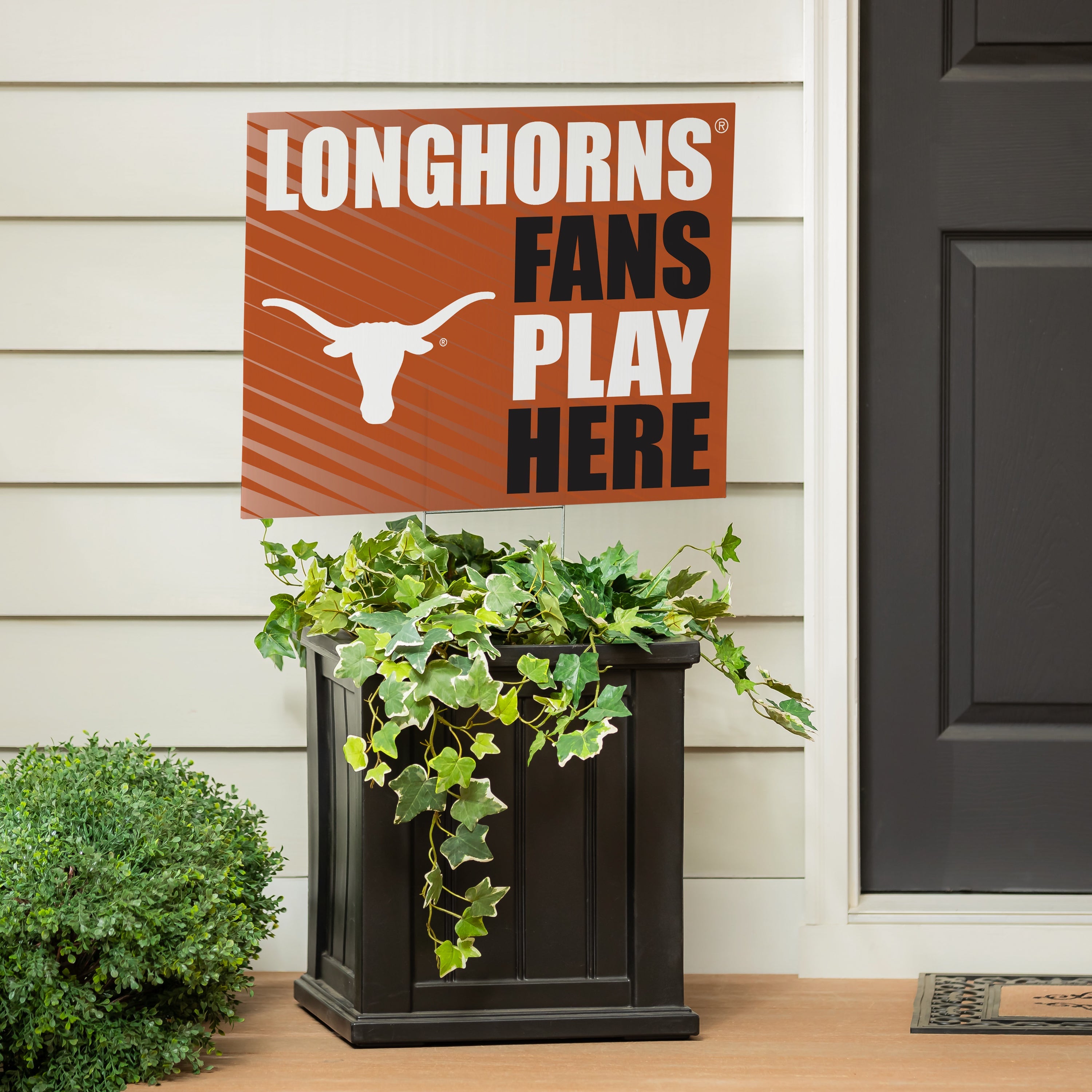 University of Texas Coroplast Yard Sign "Fans Play Here" - Sports Collectibles, Sports Memorabilia, Sports Fan Shop, Sports Gifts