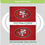 San Francisco 49ers Single Sided Estate Flag with 2 Grommets, 3'x5' - Sports Gifts, Sports Memorabilia, Sports Collectibles, Fan Shop