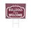 Mississippi State University Coroplast Yard Sign, "Fans Welcome" - Sports Collectibles, Sports Memorabilia, Sports Fan Shop, Sports Gifts