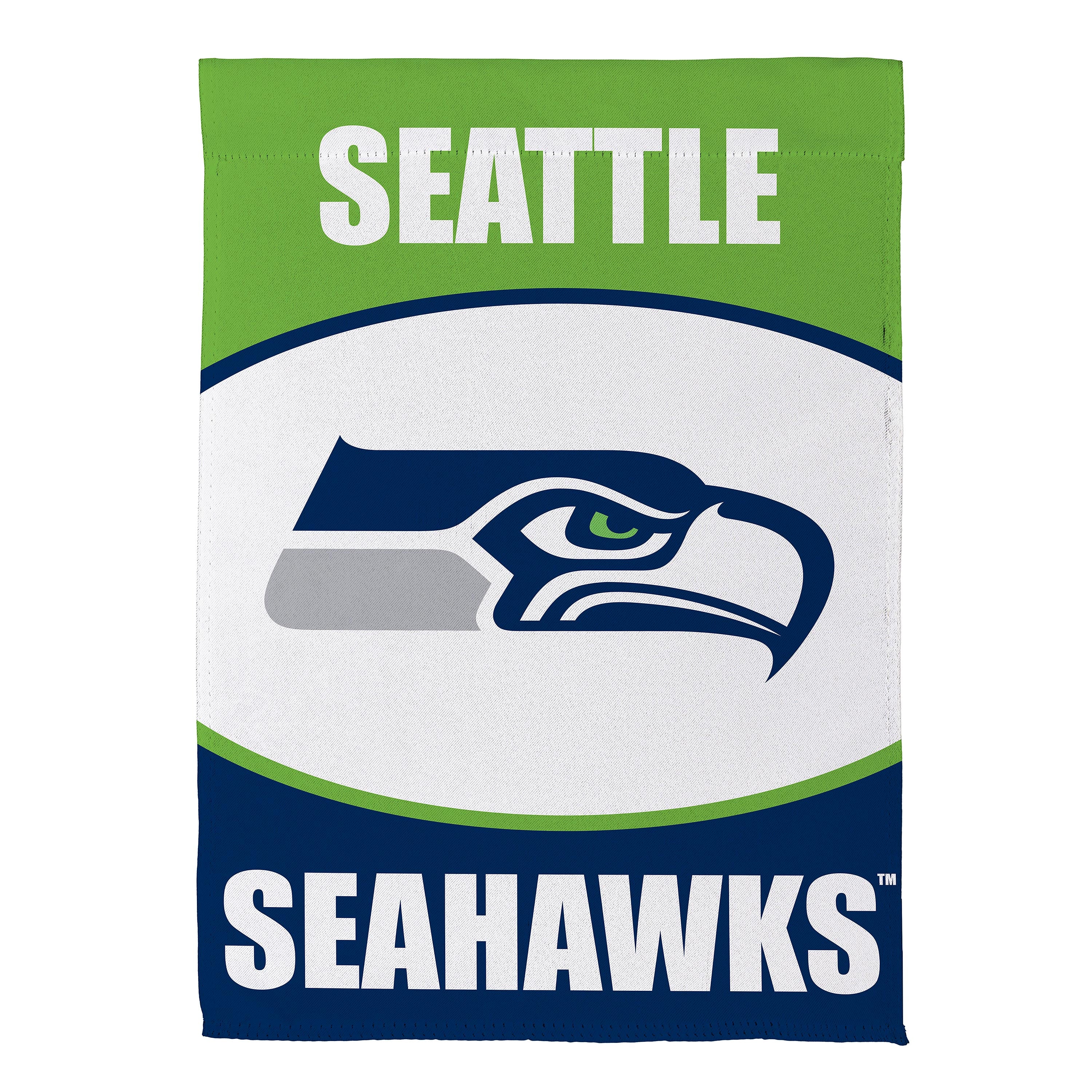 Seattle Seahawks Suede Flag, House - Sports Collectibles, Sports Memorabilia, Sports Fan Shop, Sports Gifts