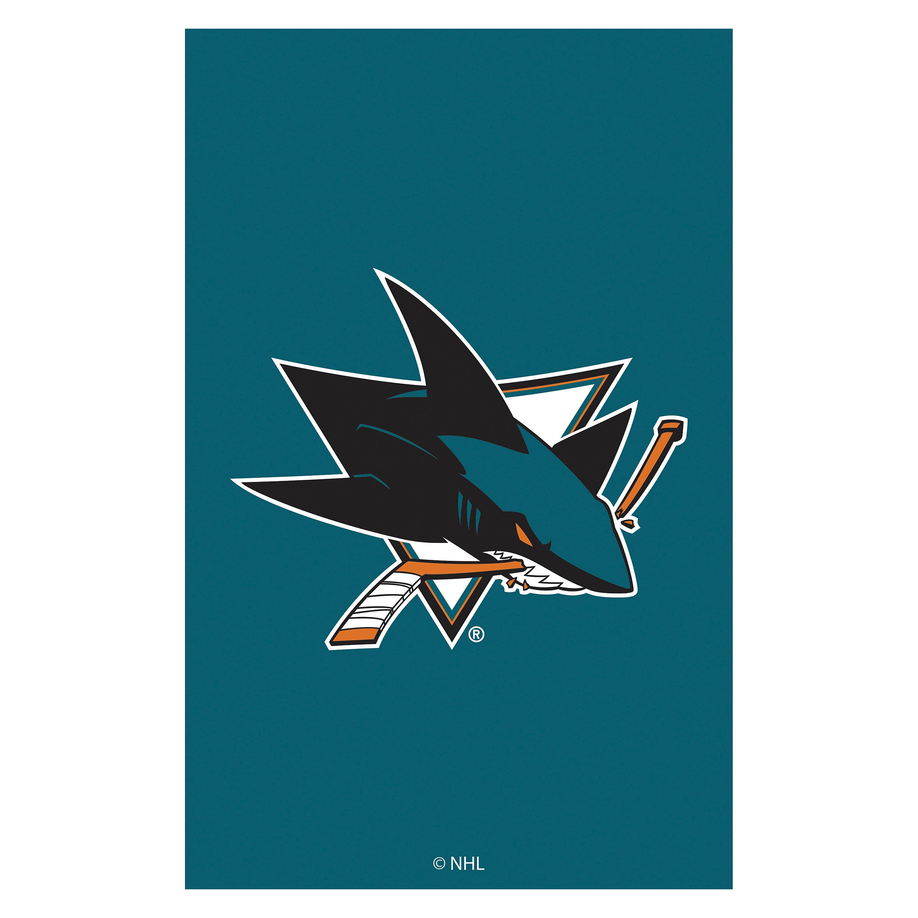 Applique Flag, Gar., San Jose Sharks - Sports Collectibles, Sports Memorabilia, Sports Fan Shop, Sports Gifts