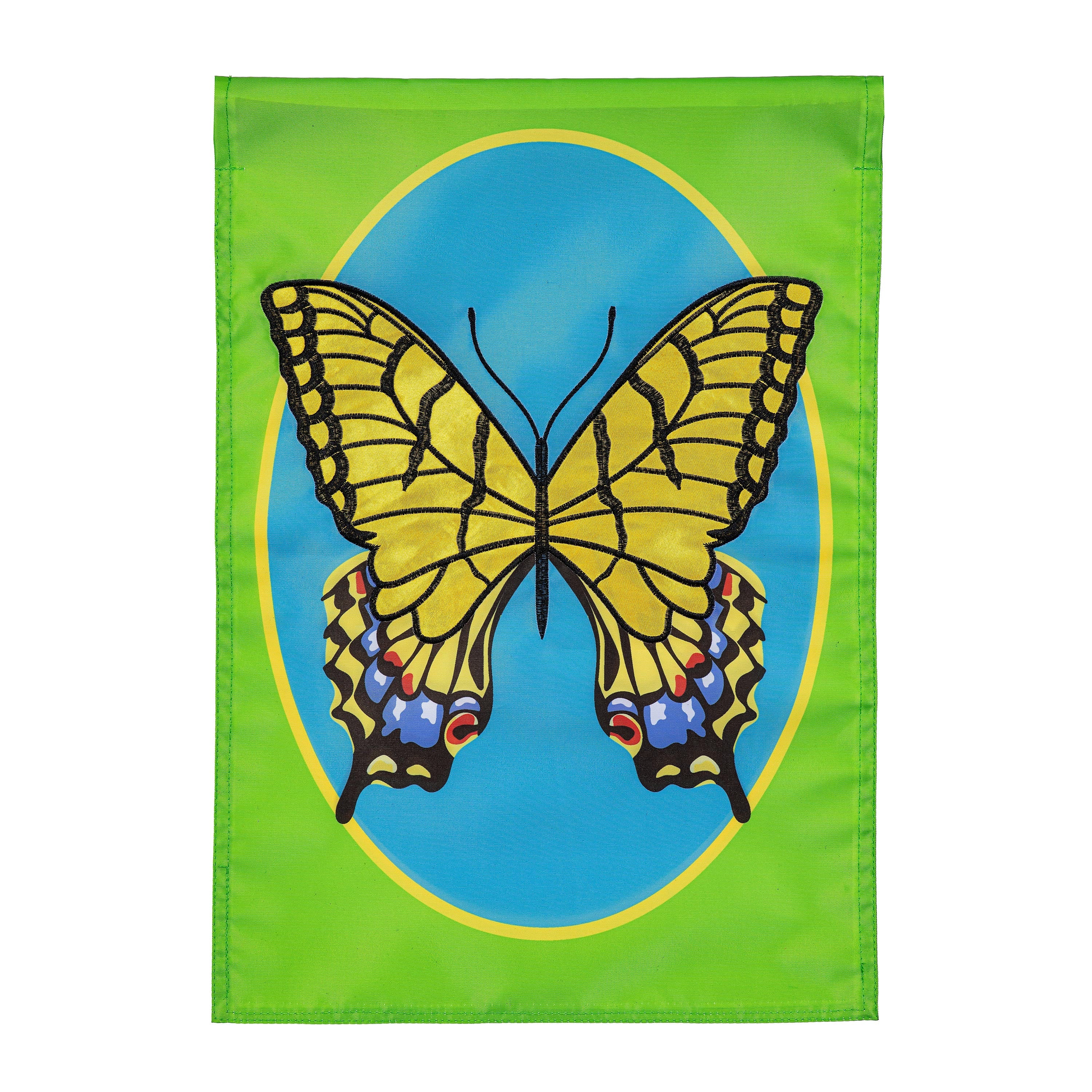 Butterfly Swallowtail Basic Applique Garden Flag - Sports Collectibles, Sports Memorabilia, Sports Fan Shop, Sports Gifts