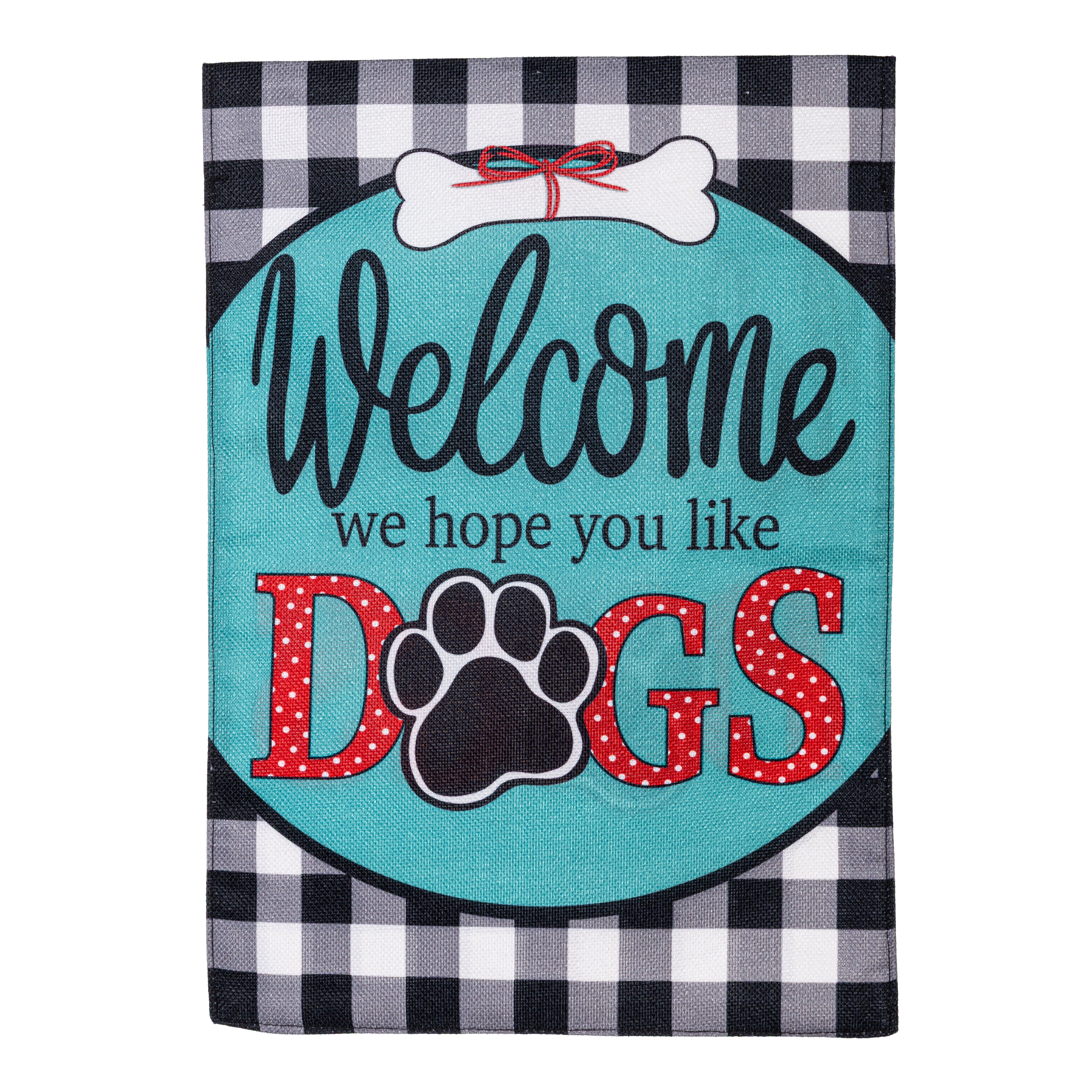 Hope You Like Dogs Garden Burlap Flag - Sports Collectibles, Sports Memorabilia, Sports Fan Shop, Sports Gifts