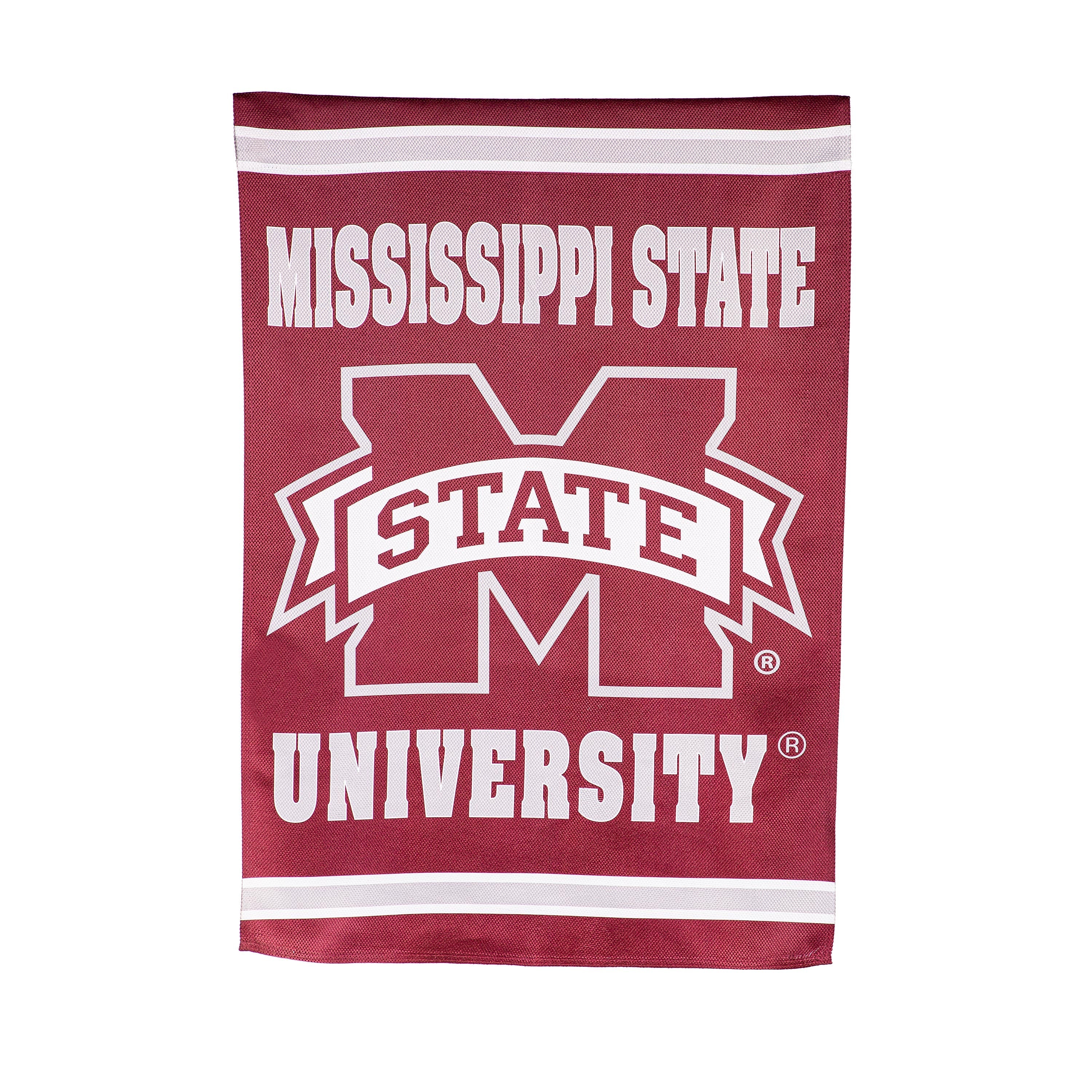 Embossed Suede Flag, House Size, Mississippi State University - Sports Gifts, Sports Memorabilia, Sports Collectibles, Fan Shop
