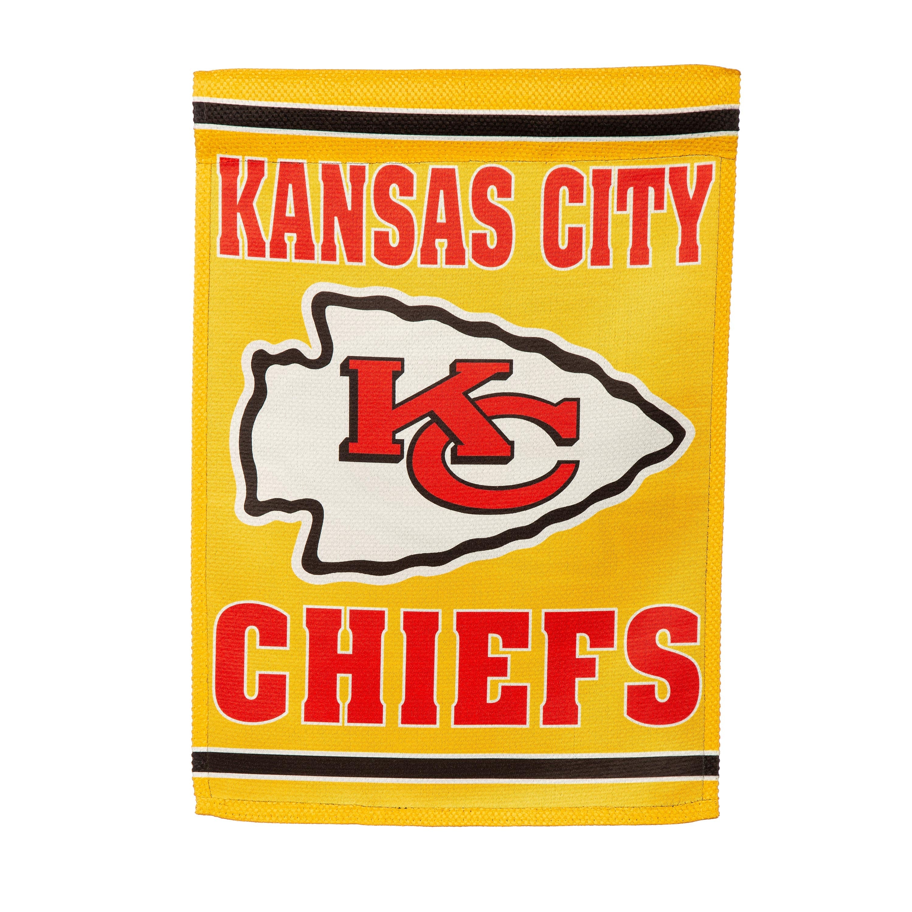 Embossed Suede Flag, GDN Size, Kansas City Chiefs - Sports Collectibles, Sports Memorabilia, Sports Fan Shop, Sports Gifts