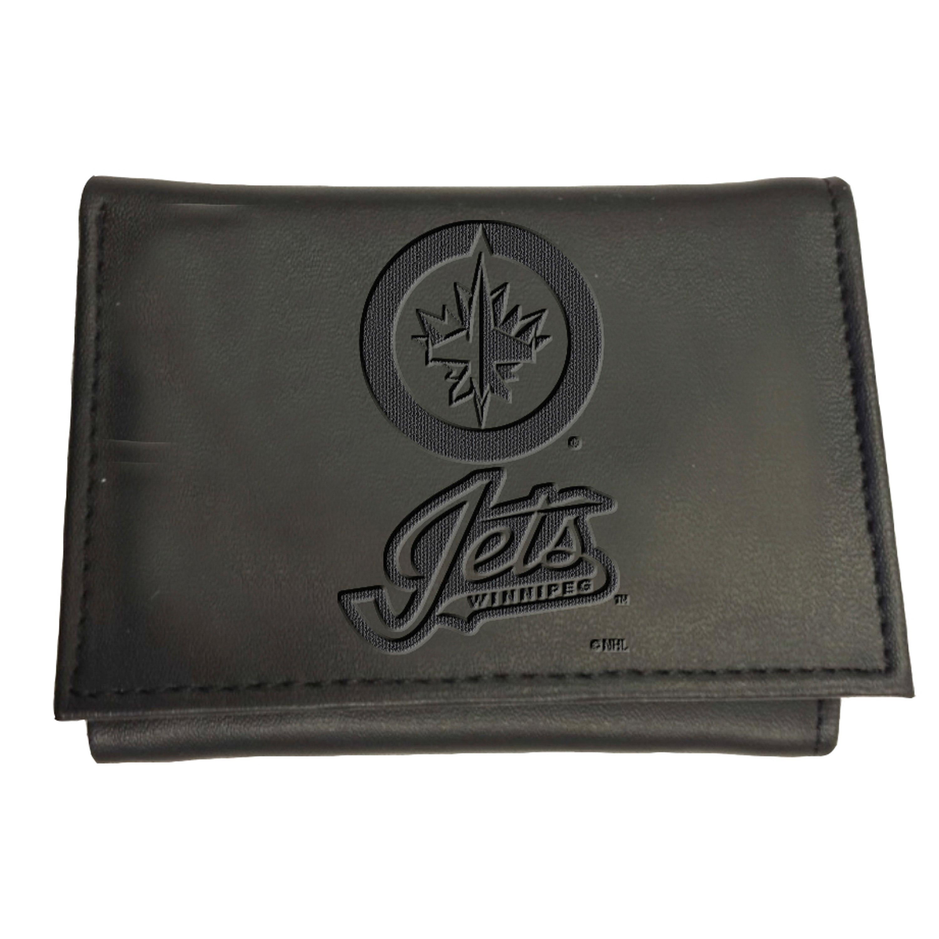Winnipeg Jets, Tri-Fold Wallet, Black - Sports Gifts, Sports Memorabilia, Sports Collectibles, Fan Shop