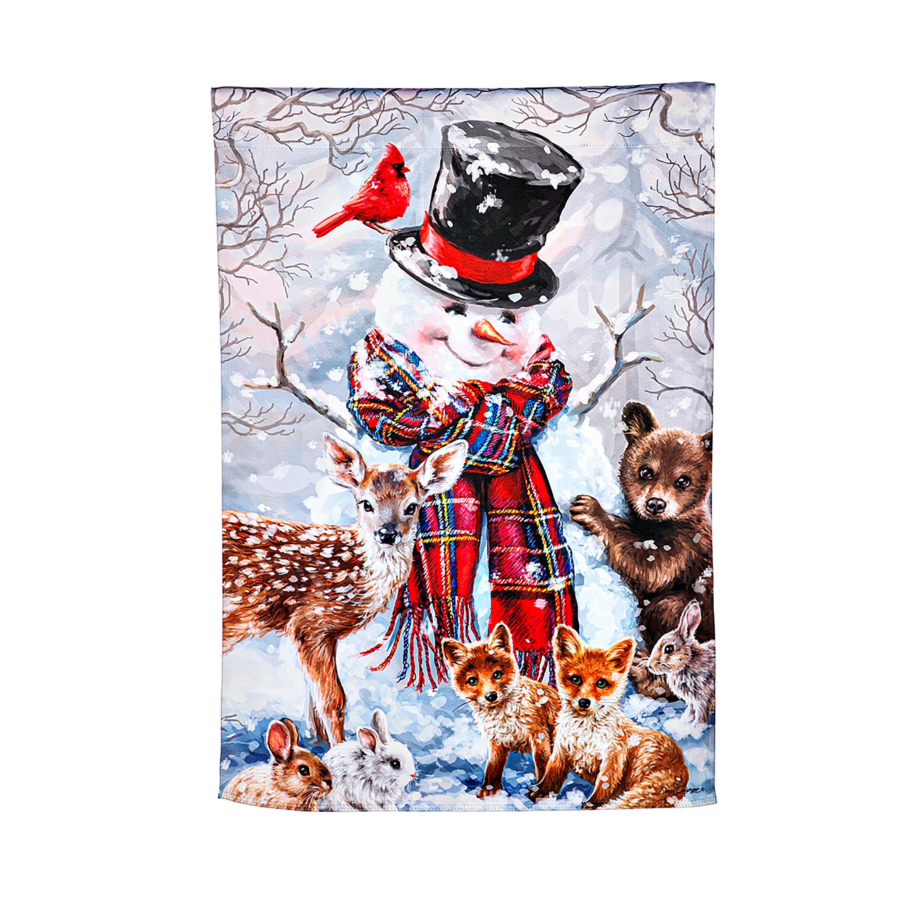 Forest Friends Suede House Flag - Sports Collectibles, Sports Memorabilia, Sports Fan Shop, Sports Gifts