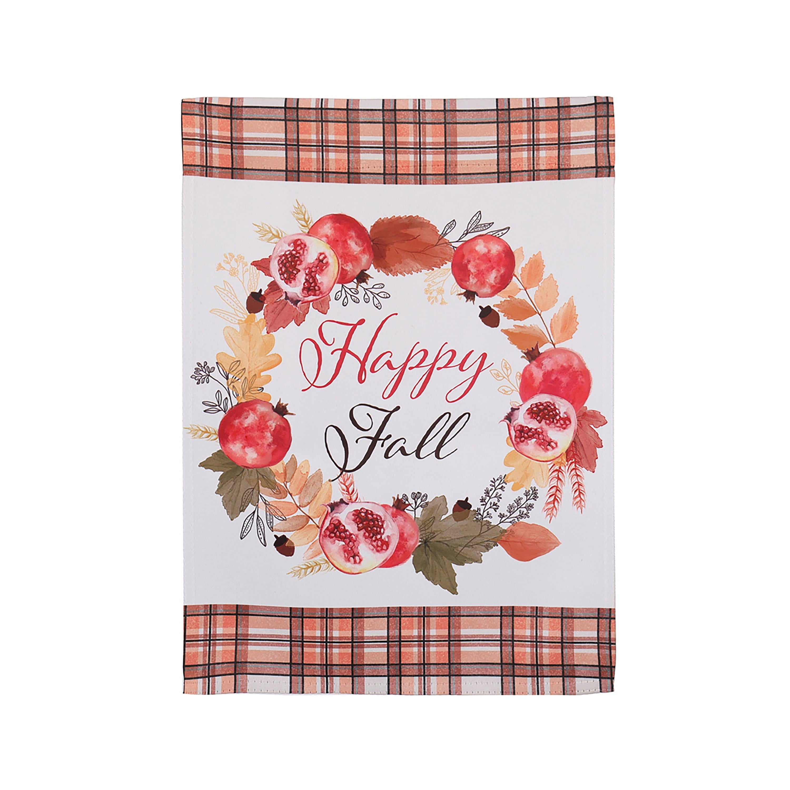 Garden Suede Flag, Happy Falll - Sports Collectibles, Sports Memorabilia, Sports Fan Shop, Sports Gifts
