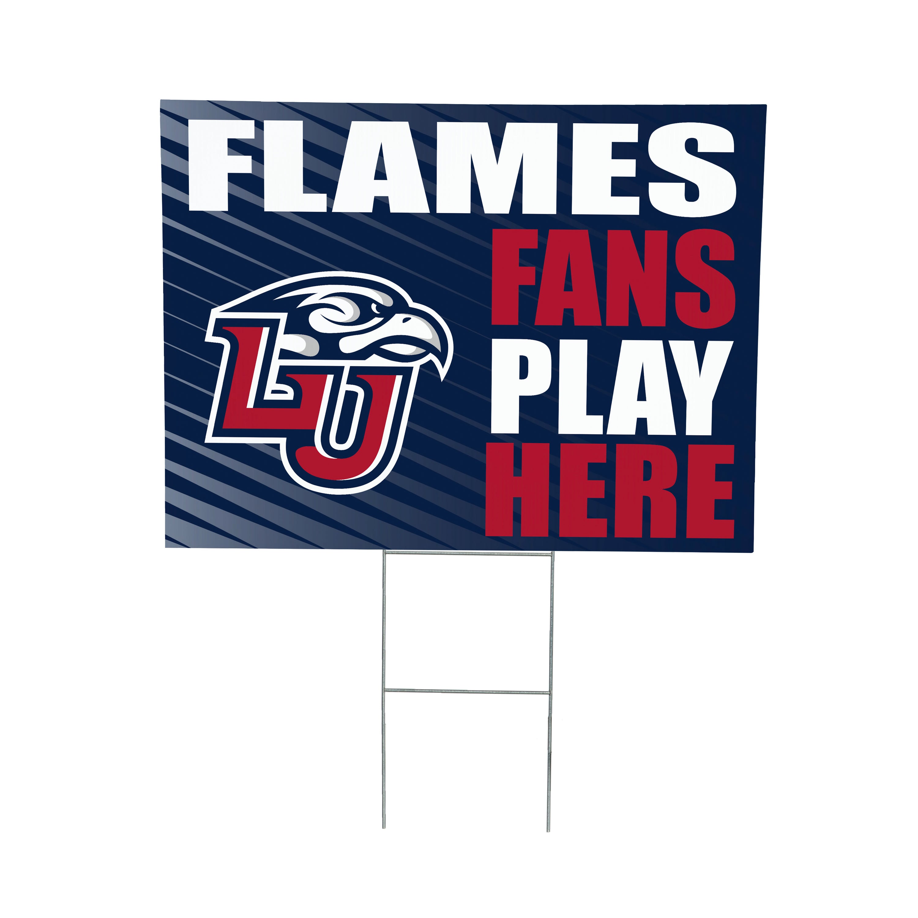 Liberty University Coroplast Yard Sign "Fans Play Here" - Sports Collectibles, Sports Memorabilia, Sports Fan Shop, Sports Gifts