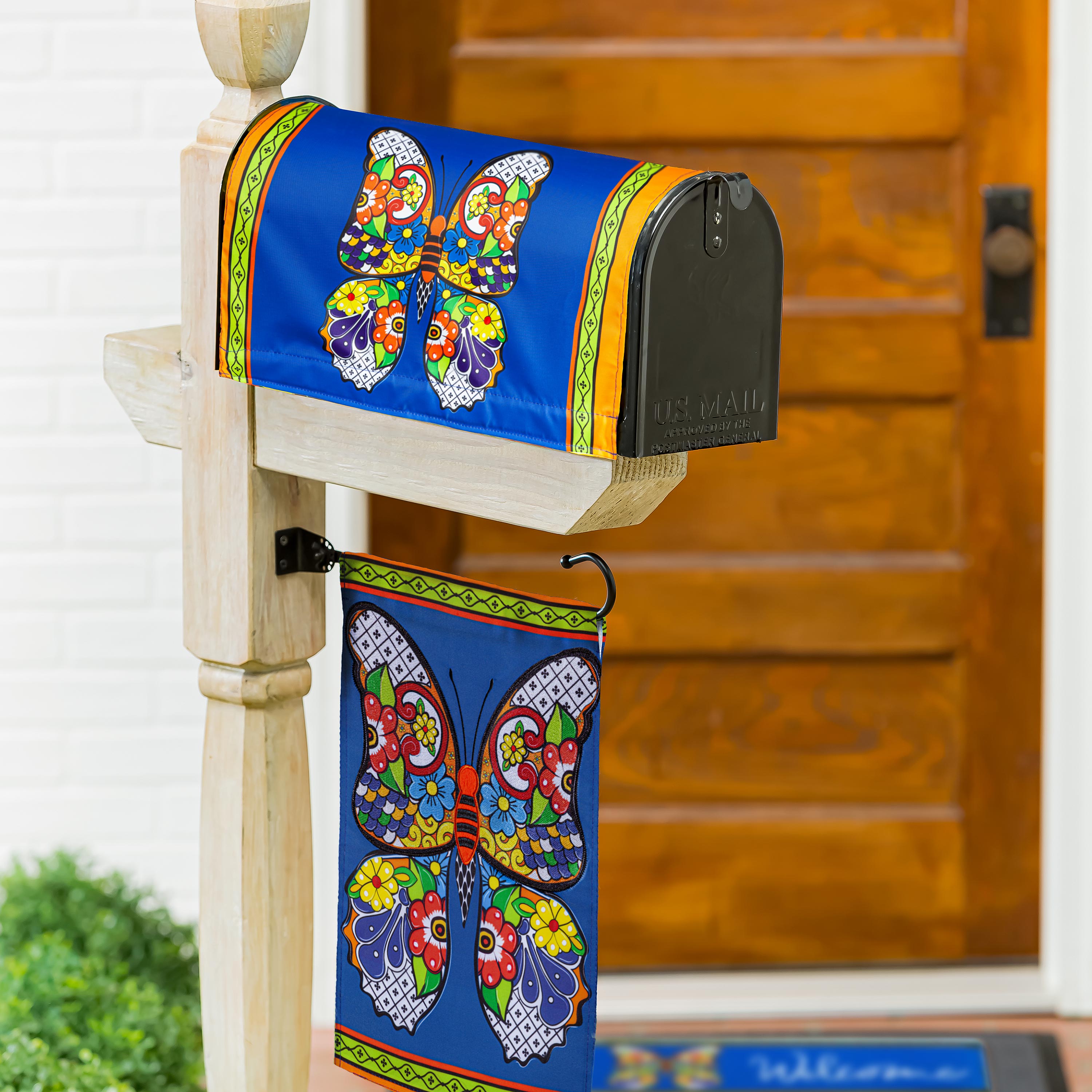 Talavera Butterfly Applique Garden Flag - Sports Collectibles, Sports Memorabilia, Sports Fan Shop, Sports Gifts