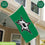 Dallas Stars Single Sided Flag w/ 2 Grommets, 3'x5' - Sports Gifts, Sports Memorabilia, Sports Collectibles, Fan Shop