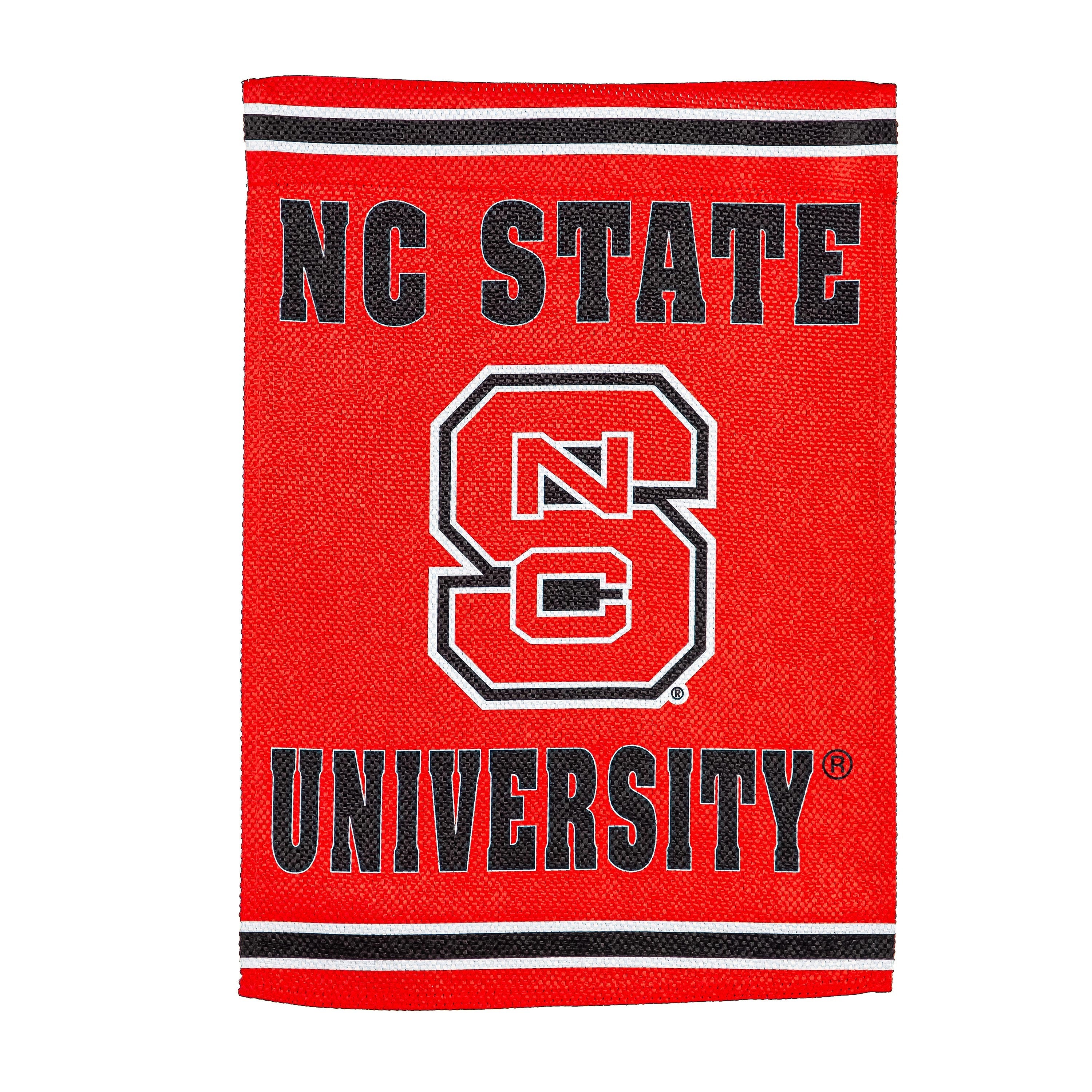 Embossed Suede Flag, House Size, North Carolina State University - Sports Collectibles, Sports Memorabilia, Sports Fan Shop, Sports Gifts