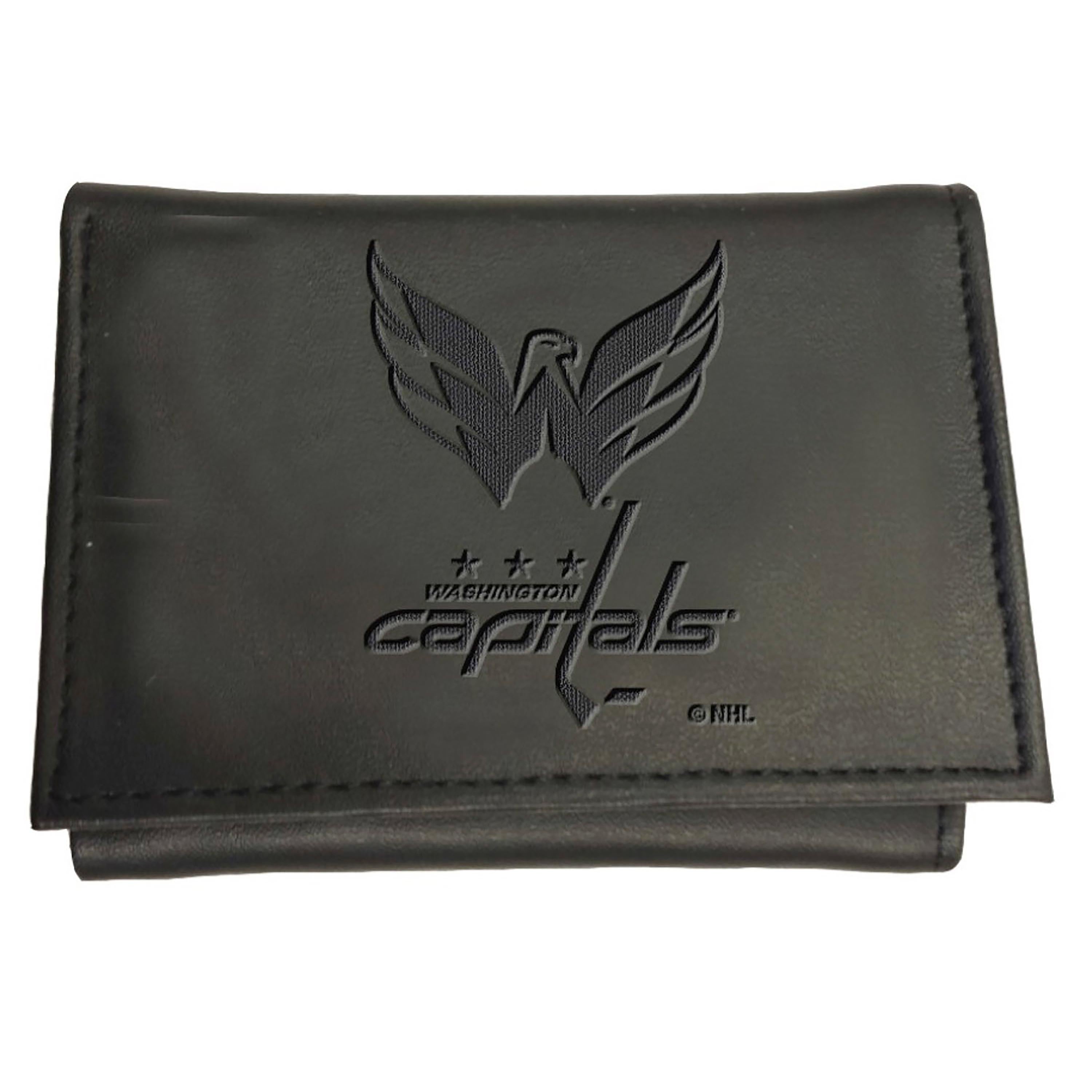 Washington Capitals, Tri-Fold Wallet, Black - Sports Gifts, Sports Memorabilia, Sports Collectibles, Fan Shop