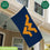 West Virginia University Single Sided Estate Flag with 2 Grommets, 3'x5' - Sports Gifts, Sports Memorabilia, Sports Collectibles, Fan Shop