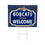 Montana State University Coroplast Yard Sign, "Fans Welcome" - Sports Collectibles, Sports Memorabilia, Sports Fan Shop, Sports Gifts