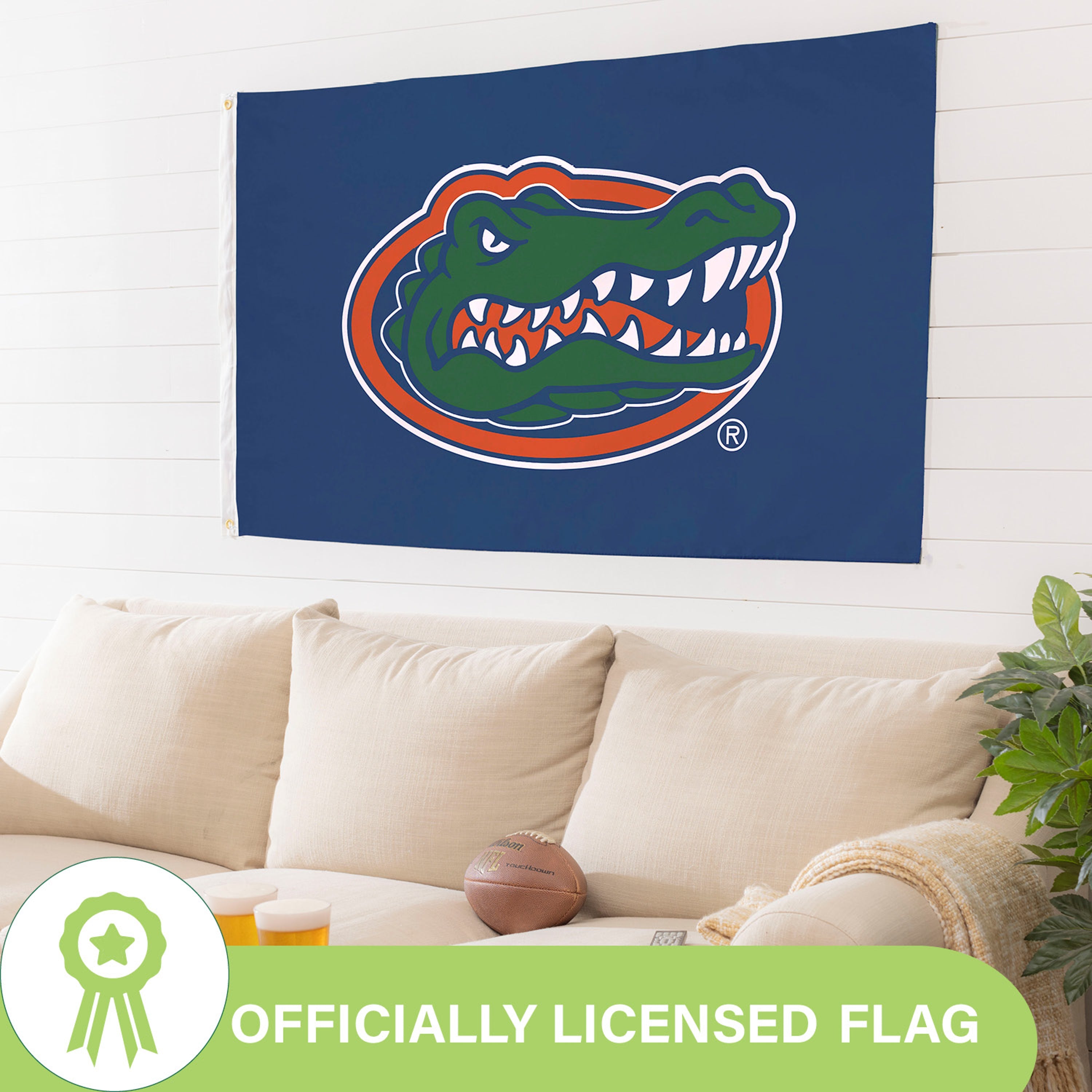3'x5' Single Sided Flag w/ 2 Grommets, University of Florida - Sports Gifts, Sports Memorabilia, Sports Collectibles, Fan Shop