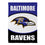 Baltimore Ravens Suede Flag, GDN - Sports Collectibles, Sports Memorabilia, Sports Fan Shop, Sports Gifts
