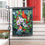 Winter Bird Friends Lustre Garden Flag - Sports Gifts, Sports Memorabilia, Sports Collectibles, Fan Shop
