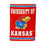 Embossed Suede Flag, GDN Size, University of Kansas - Sports Gifts, Sports Memorabilia, Sports Collectibles, Fan Shop
