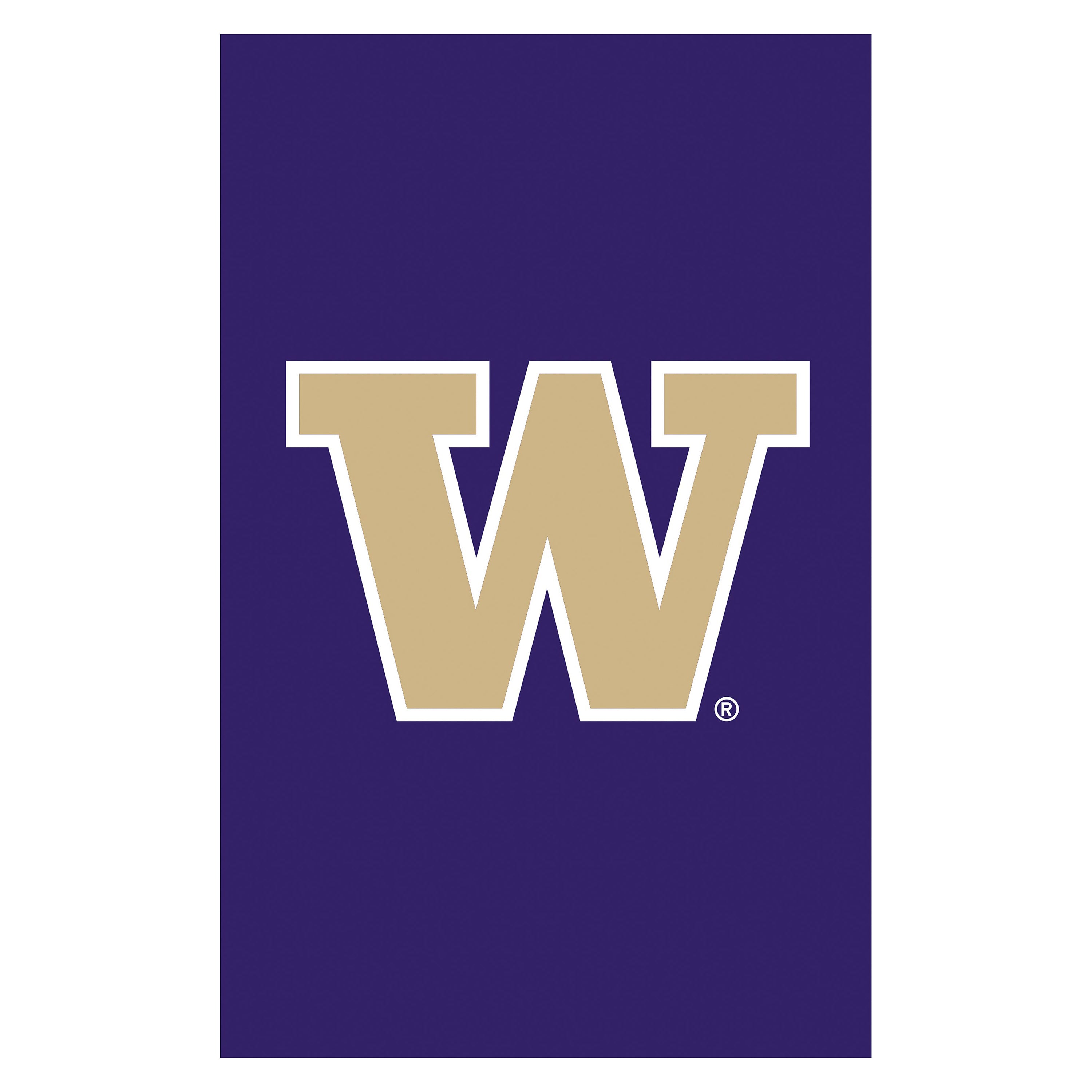 Applique Flag, Gar., University of Washington - Sports Collectibles, Sports Memorabilia, Sports Fan Shop, Sports Gifts