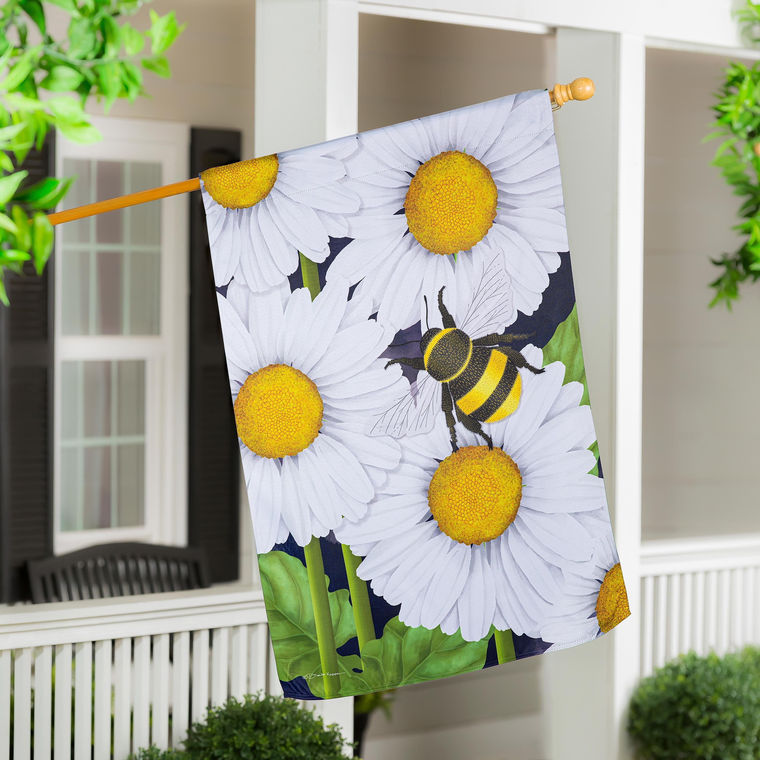 Let's Hang Out Suede House Flag - Sports Collectibles, Sports Memorabilia, Sports Fan Shop, Sports Gifts