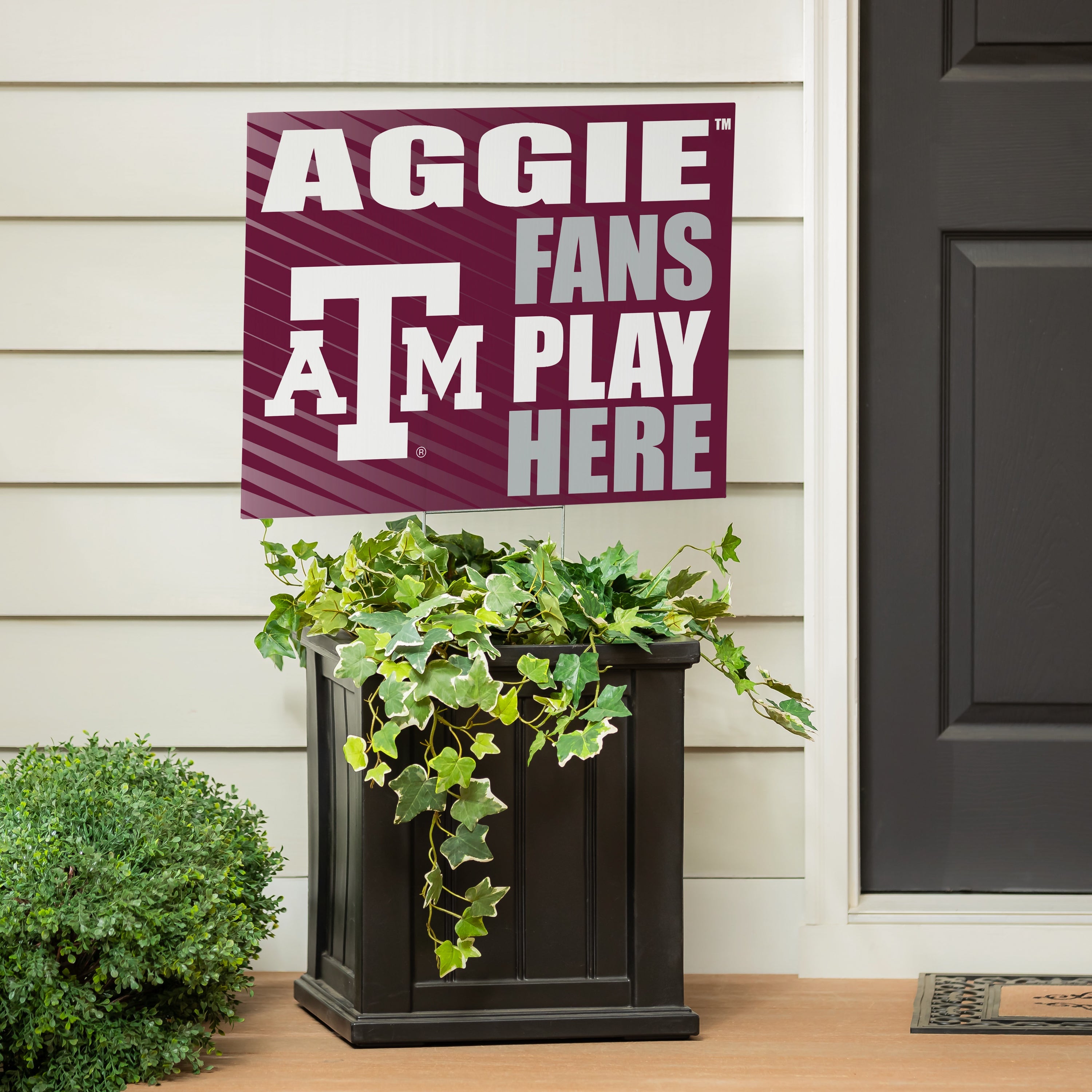 Texas A&M Coroplast Yard Sign "Fans Play Here" - Sports Collectibles, Sports Memorabilia, Sports Fan Shop, Sports Gifts
