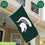 Michigan State University Single Sided Estate Flag with 2 Grommets, 3'x5' - Sports Gifts, Sports Memorabilia, Sports Collectibles, Fan Shop