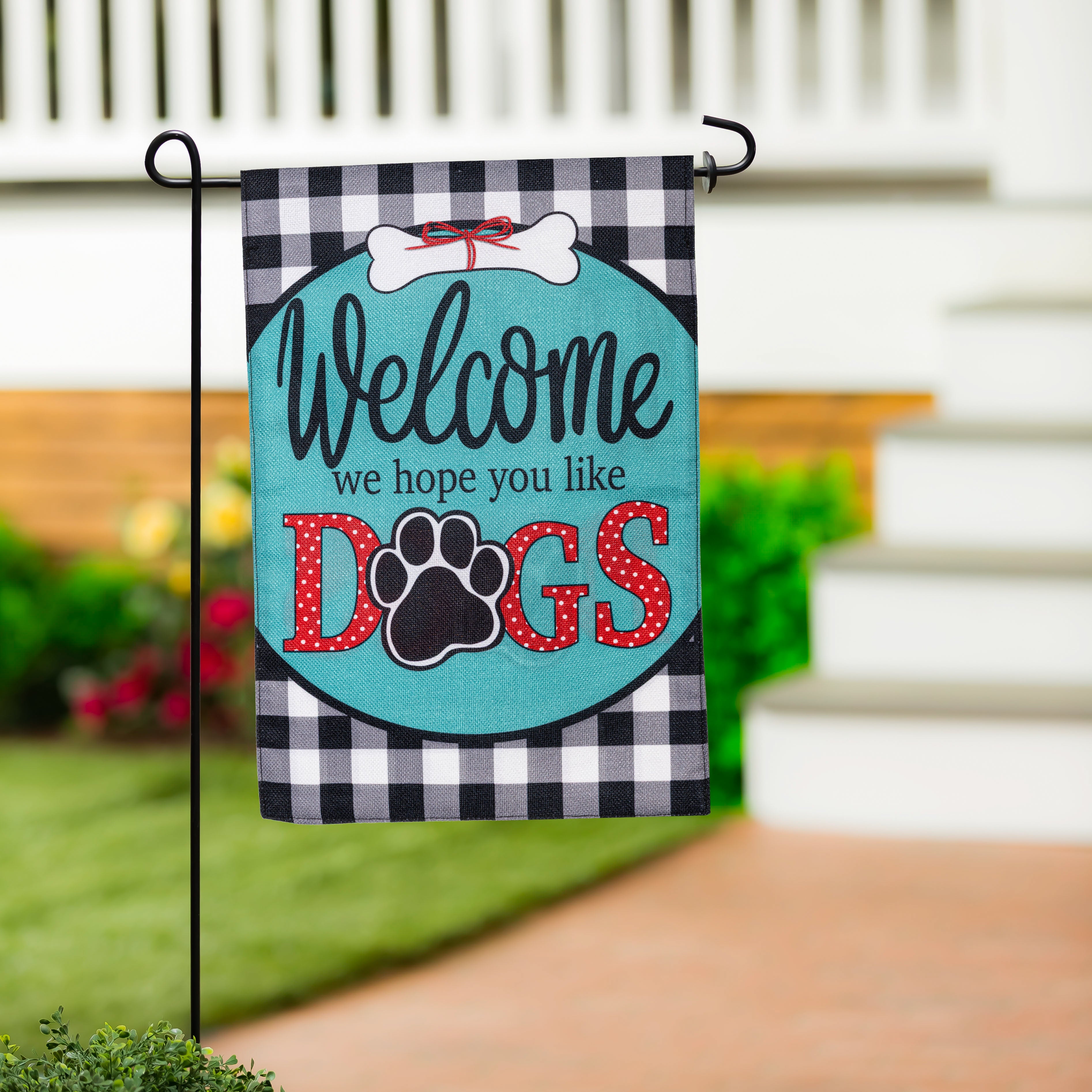 Hope You Like Dogs Garden Burlap Flag - Sports Collectibles, Sports Memorabilia, Sports Fan Shop, Sports Gifts