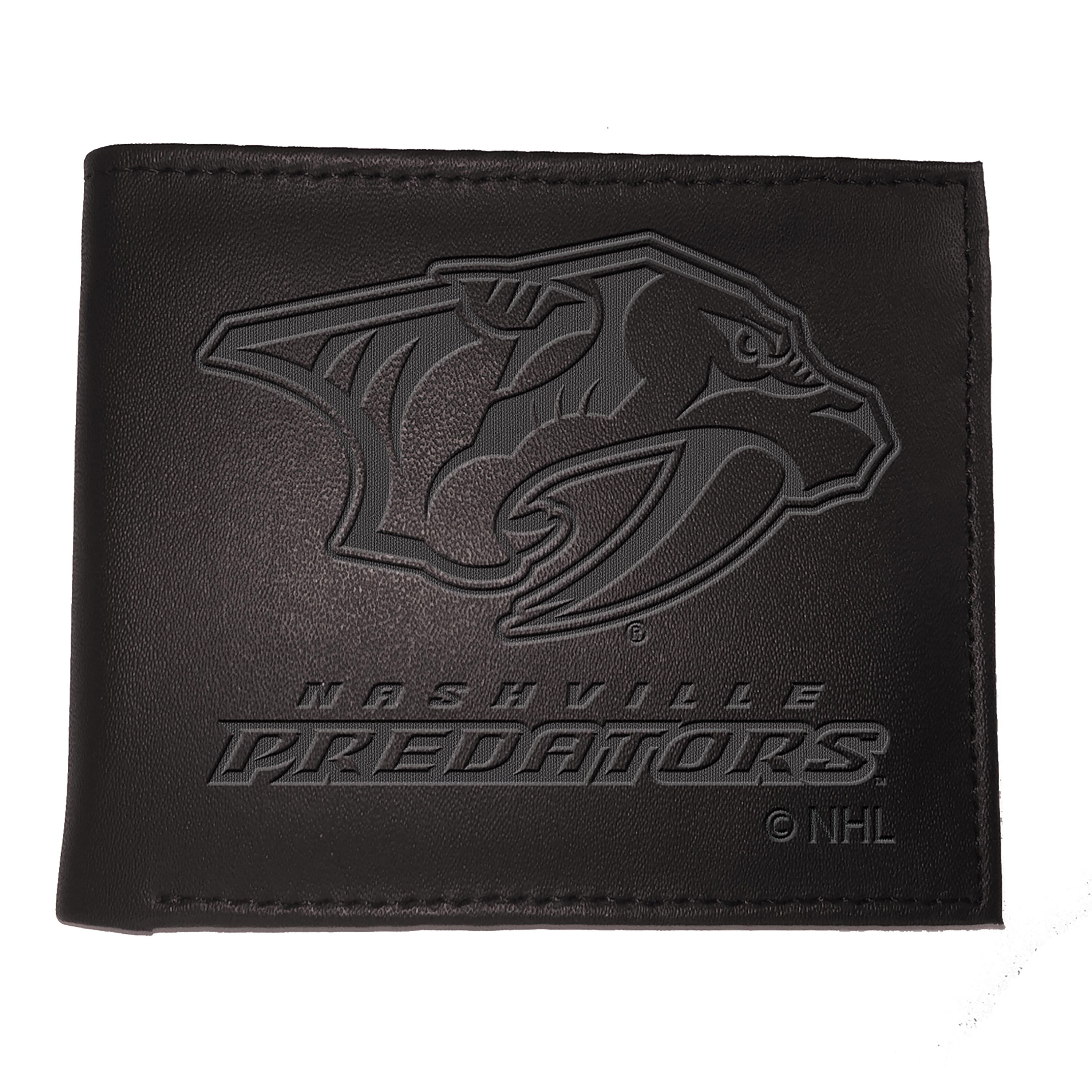 Nashville Predators, Bi-Fold Wallet, Black - Sports Gifts, Sports Memorabilia, Sports Collectibles, Fan Shop
