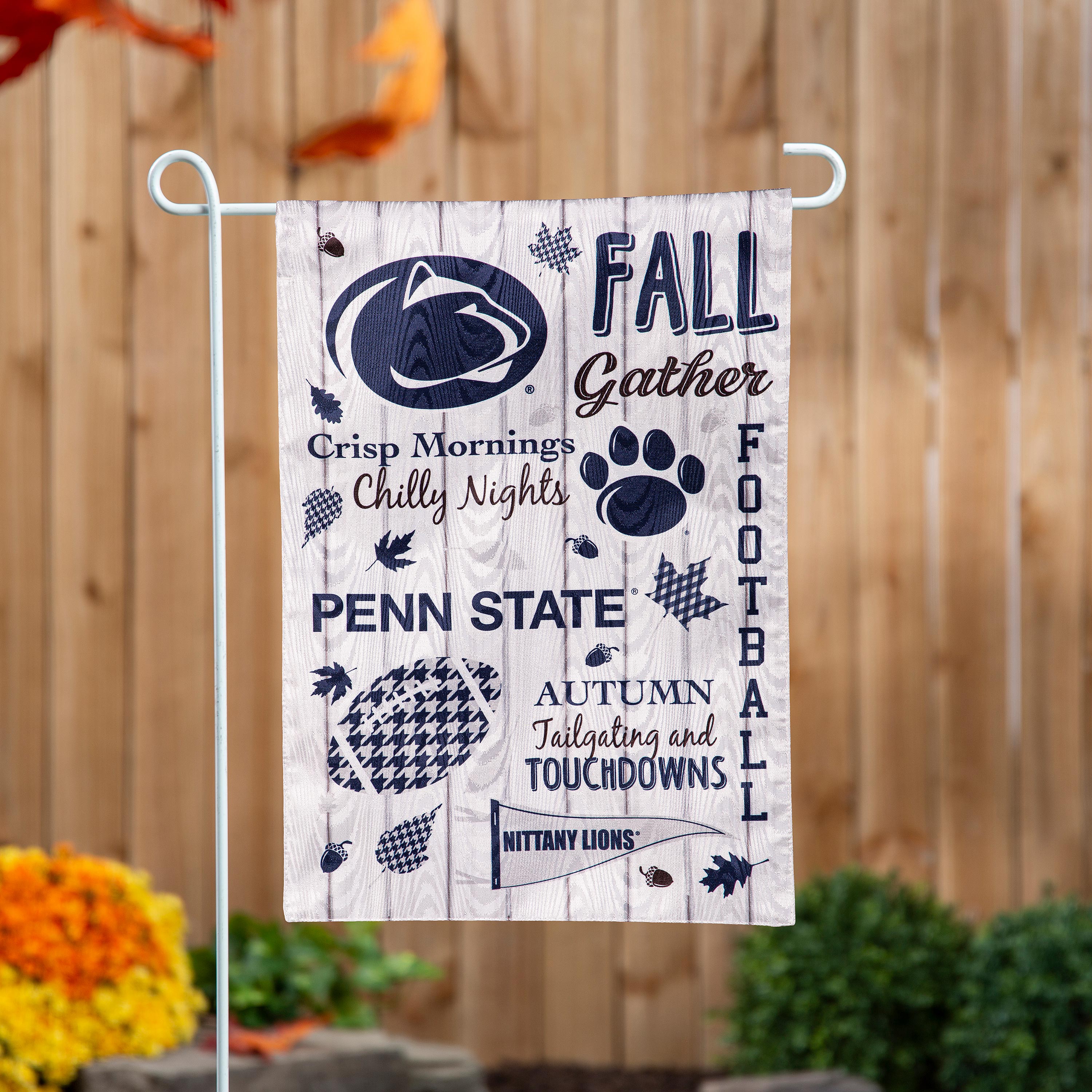 Penn State, Moire Flag, GDN, Fall Seasonal - Sports Gifts, Sports Memorabilia, Sports Collectibles, Fan Shop