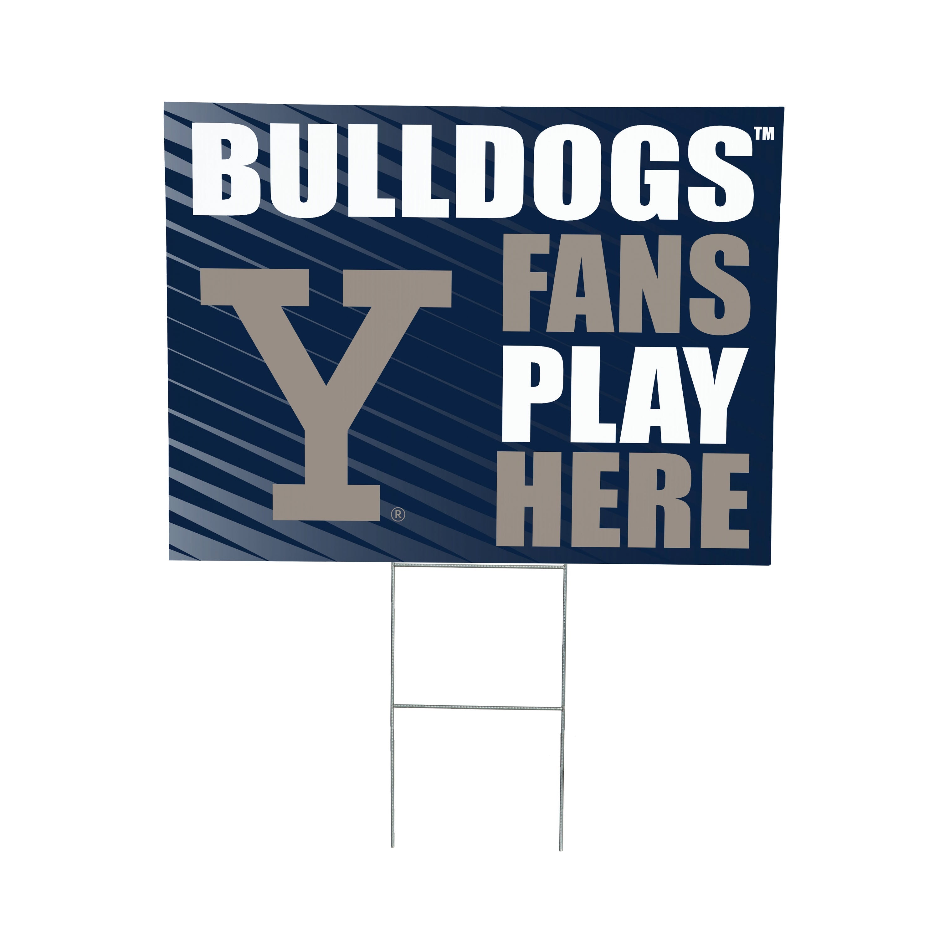 Yale University Coroplast Yard Sign Design B - Sports Collectibles, Sports Memorabilia, Sports Fan Shop, Sports Gifts