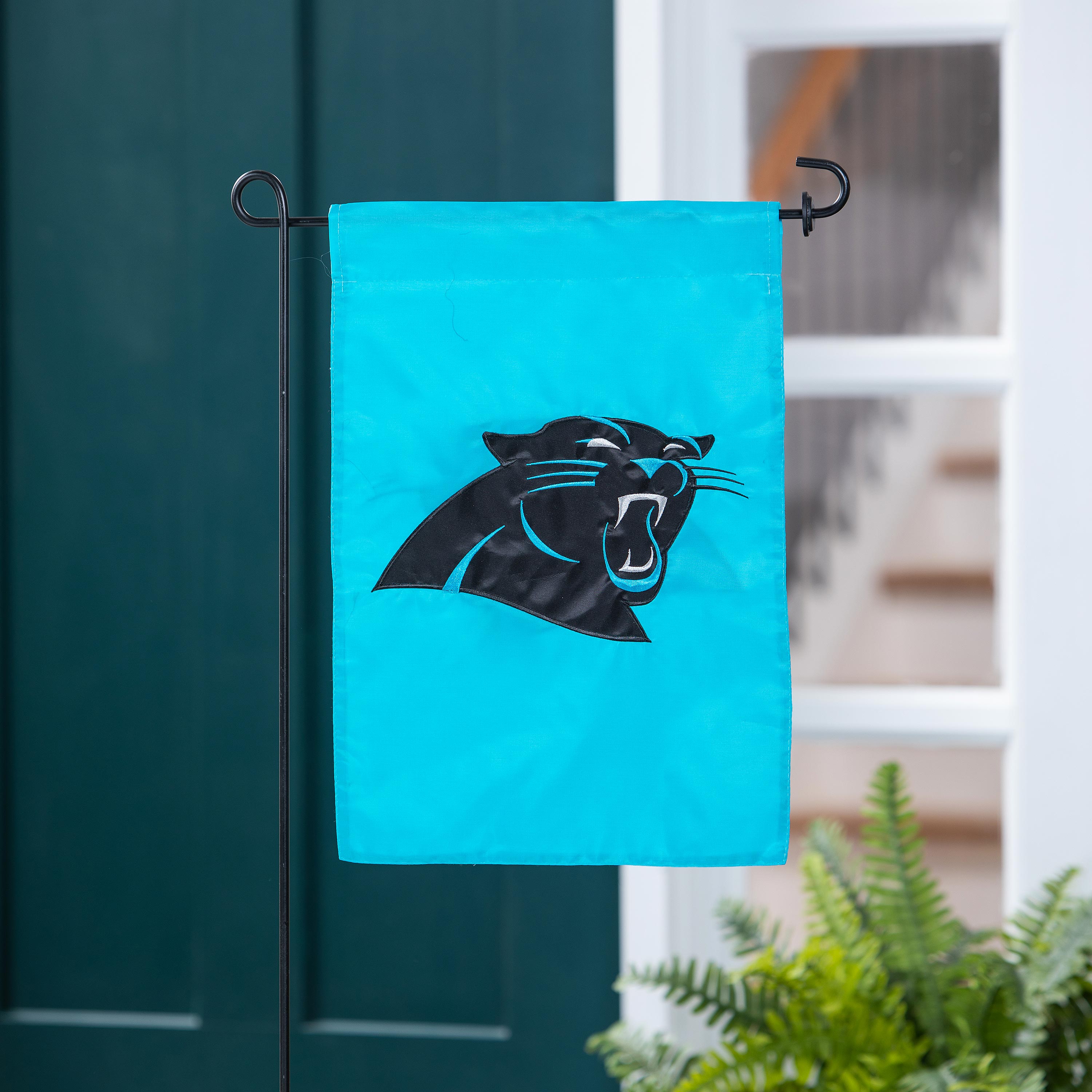 Applique Flag, Gar., Carolina Panthers - Sports Collectibles, Sports Memorabilia, Sports Fan Shop, Sports Gifts
