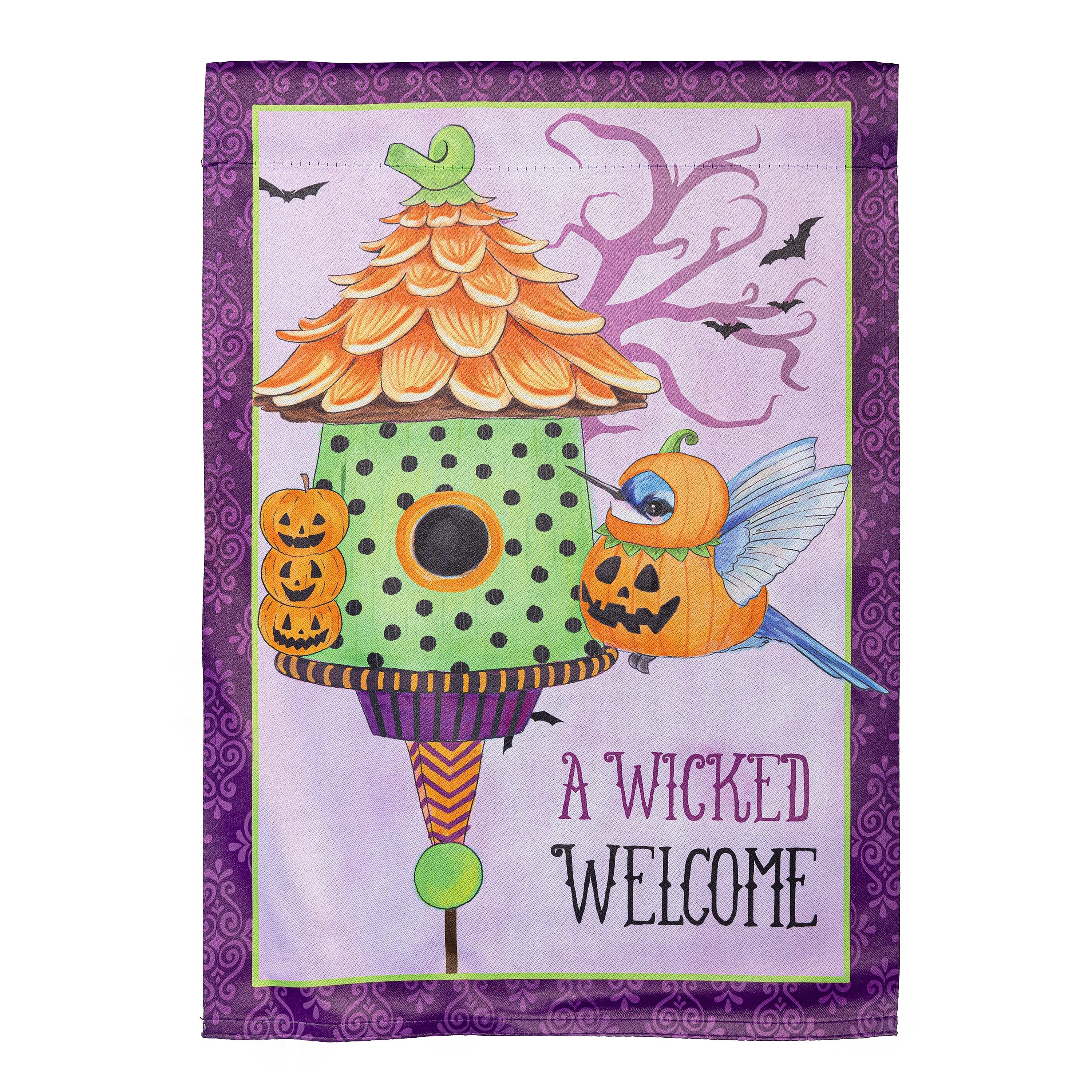 Trick or Tweet Suede Garden Flag - Sports Collectibles, Sports Memorabilia, Sports Fan Shop, Sports Gifts