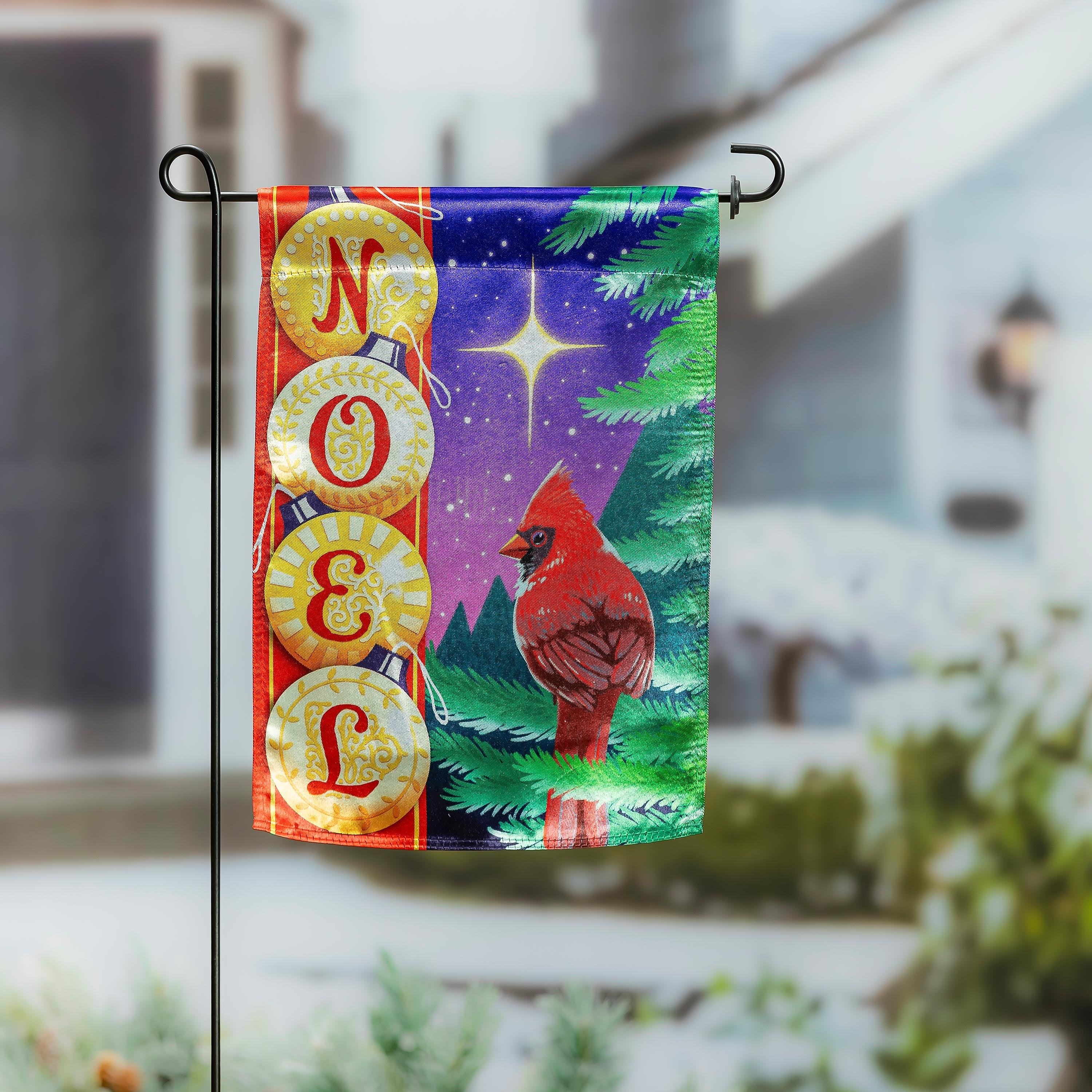 Noel Cardinal Lustre Garden Flag - Sports Gifts, Sports Memorabilia, Sports Collectibles, Fan Shop