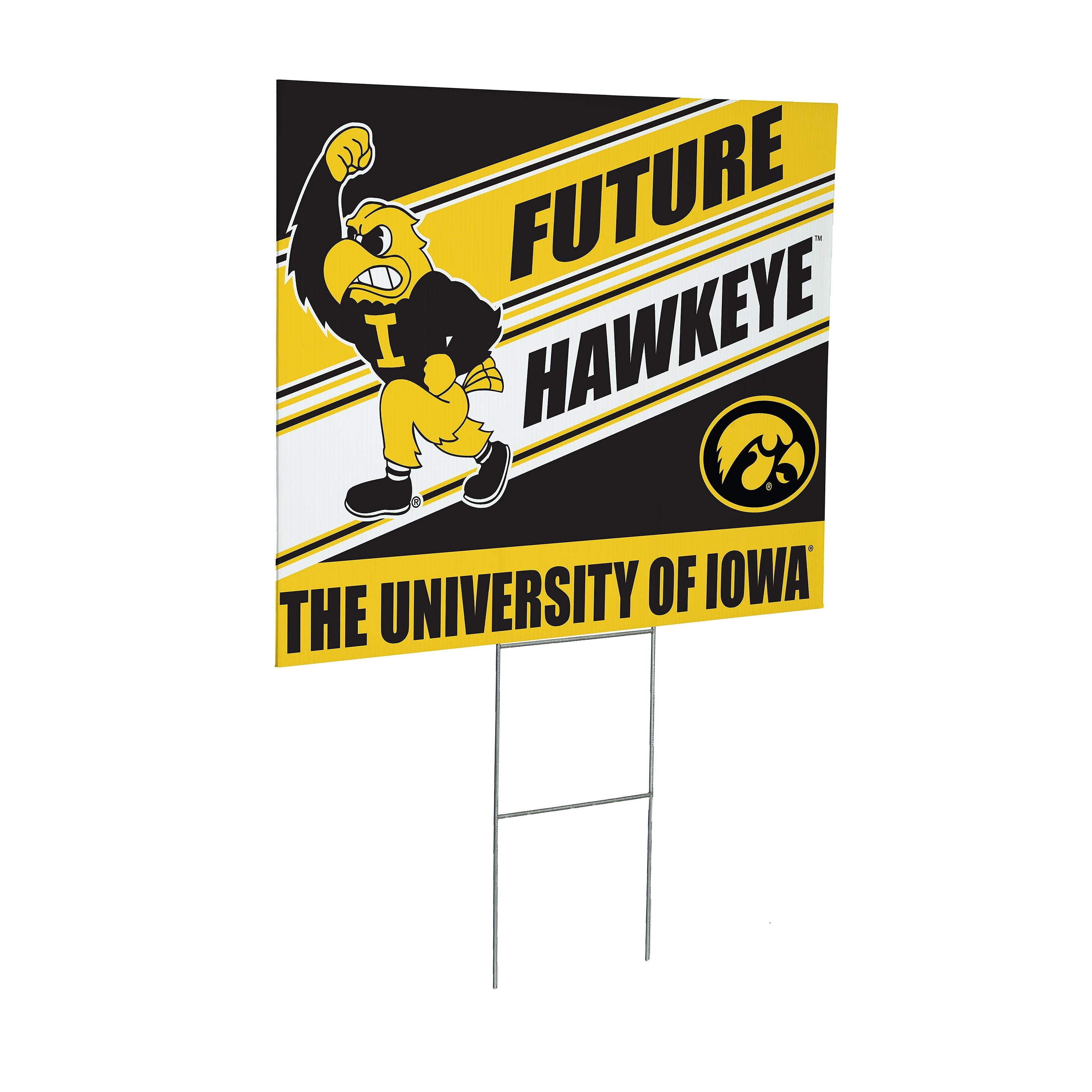 University of Iowa Coroplast Yard Sign, Future Student - Sports Collectibles, Sports Memorabilia, Sports Fan Shop, Sports Gifts