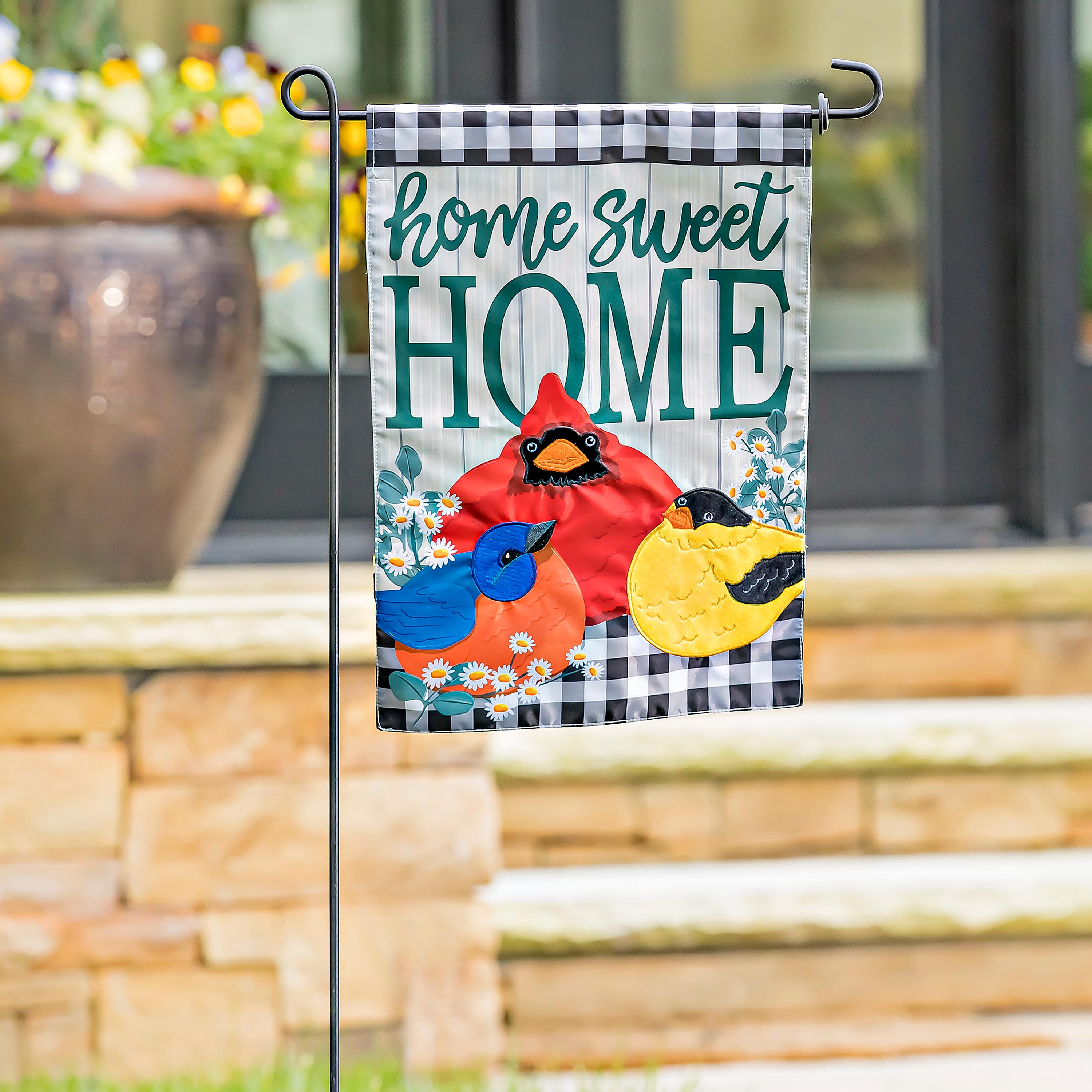 Portly Birds Garden Applique Flag - Sports Collectibles, Sports Memorabilia, Sports Fan Shop, Sports Gifts