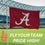 University of Alabama Single Sided Estate Flag with 2 Grommets, 3'x5' - Sports Gifts, Sports Memorabilia, Sports Collectibles, Fan Shop