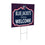 Columbus Blue Jackets Coroplast Yard Sign, "Fans Welcome" - Sports Collectibles, Sports Memorabilia, Sports Fan Shop, Sports Gifts
