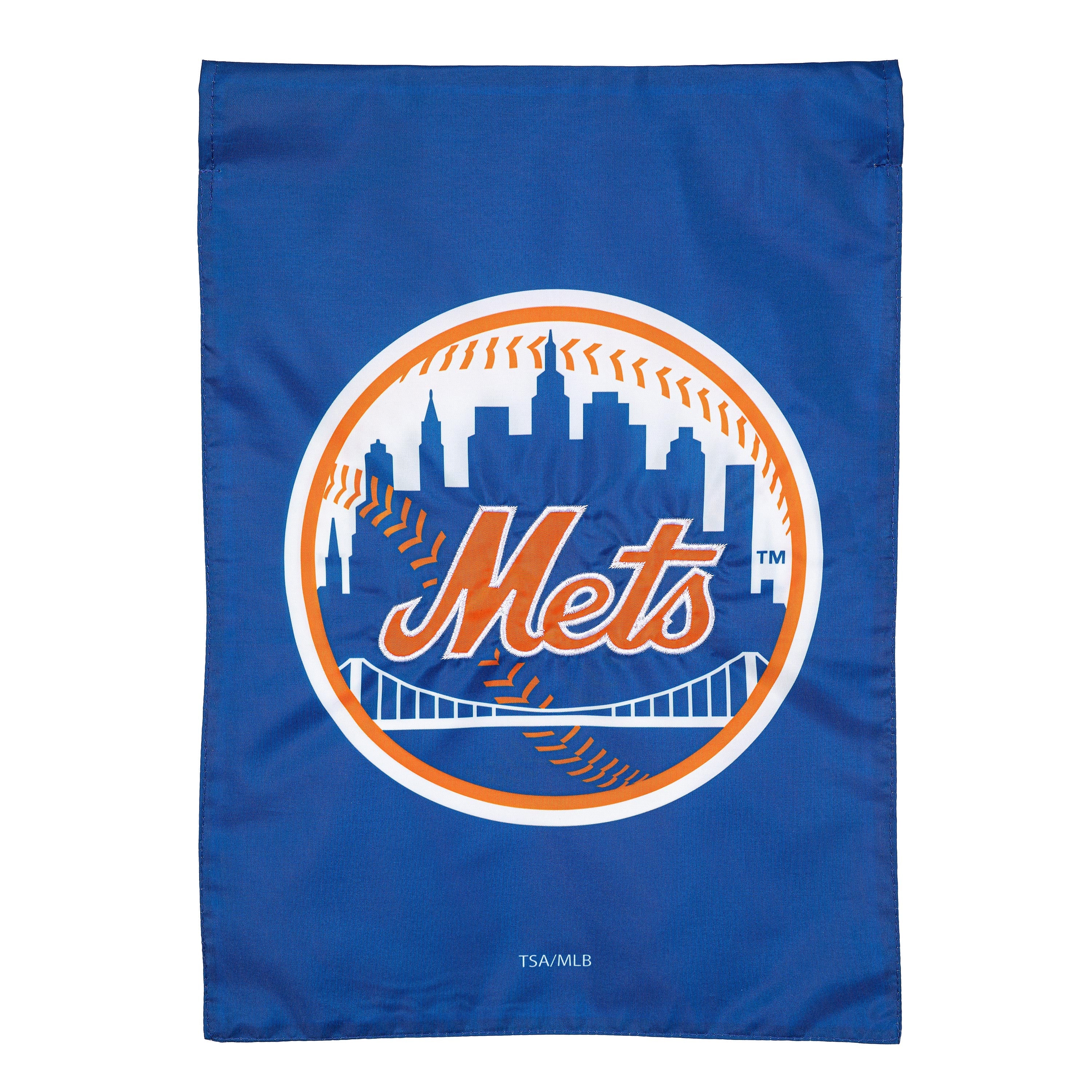 New York Mets Applique Flag, GDN - Sports Collectibles, Sports Memorabilia, Sports Fan Shop, Sports Gifts