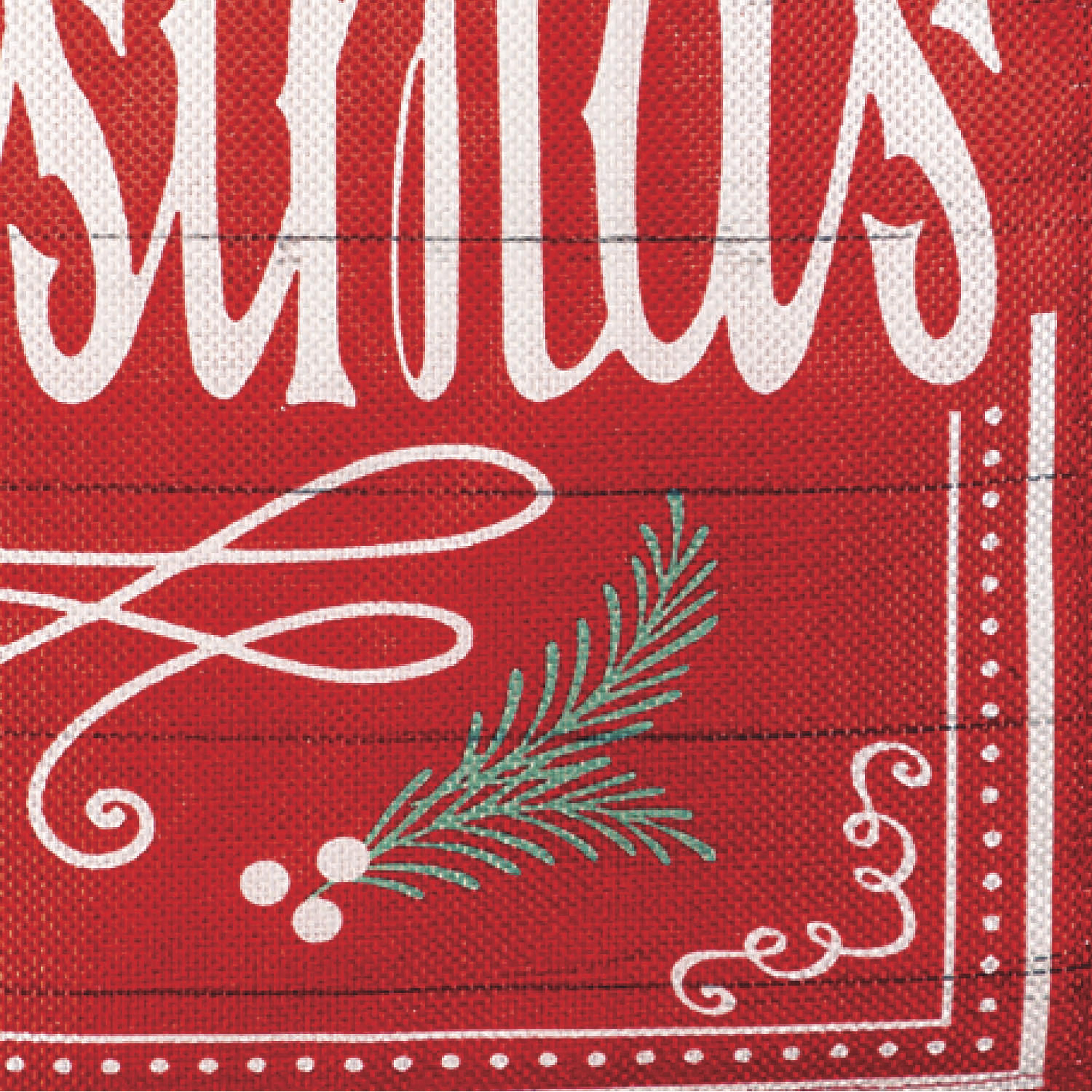 Quaint Merry Christmas Sign Burlap Garden Flag - Sports Collectibles, Sports Memorabilia, Sports Fan Shop, Sports Gifts