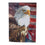Portrait of An Eagle with American Flag Suede Garden Flag - Sports Collectibles, Sports Memorabilia, Sports Fan Shop, Sports Gifts