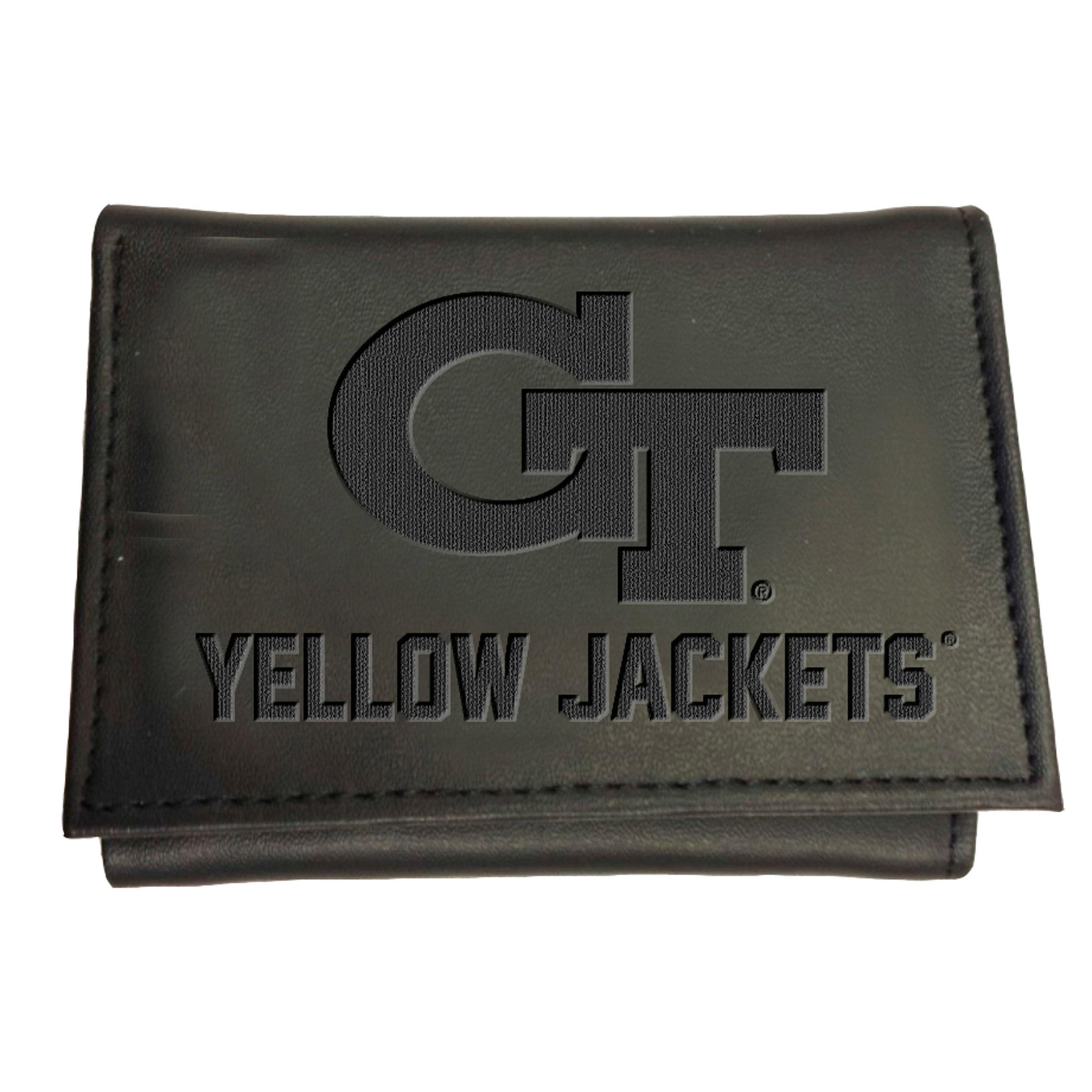 Georgia Tech, Tri-Fold Wallet, Black - Sports Gifts, Sports Memorabilia, Sports Collectibles, Fan Shop