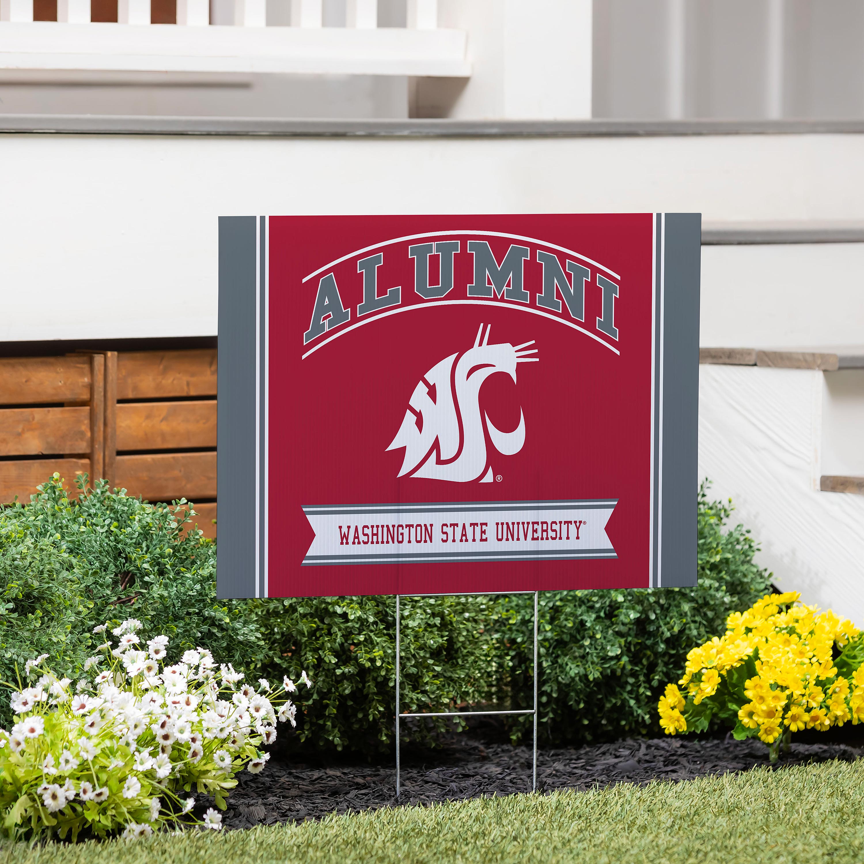 Washington State University Coroplast Yard Sign Alumni - Sports Collectibles, Sports Memorabilia, Sports Fan Shop, Sports Gifts