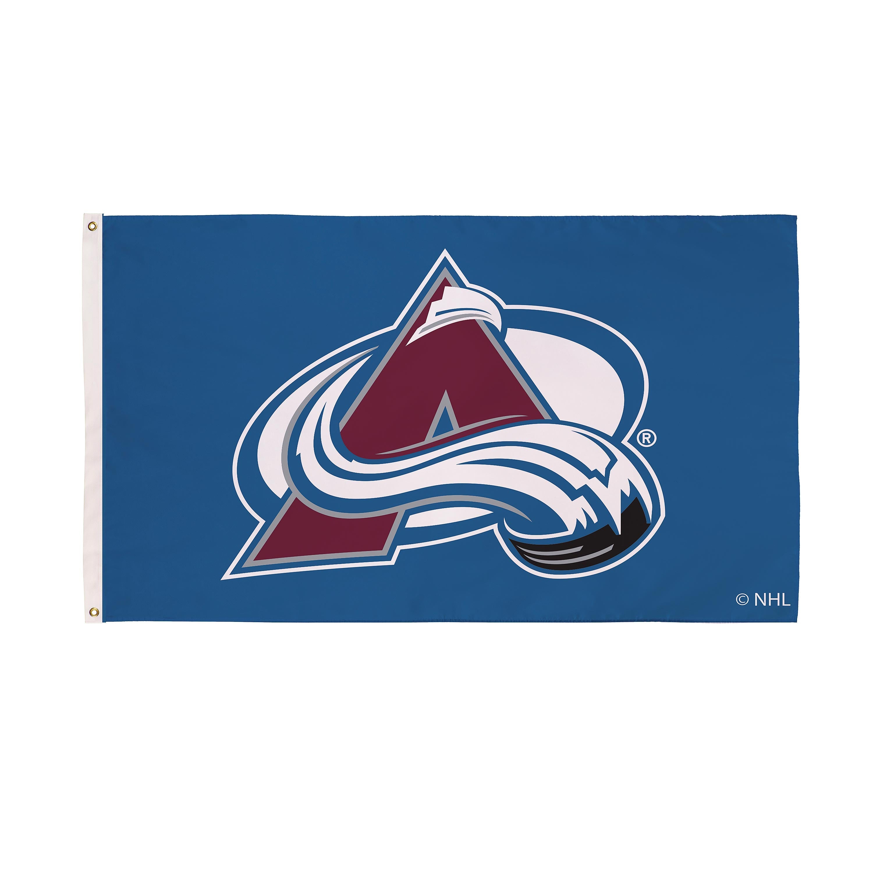 3'x5' Single Sided Flag w/ 2 Grommets, Colorado Avalanche - Sports Gifts, Sports Memorabilia, Sports Collectibles, Fan Shop