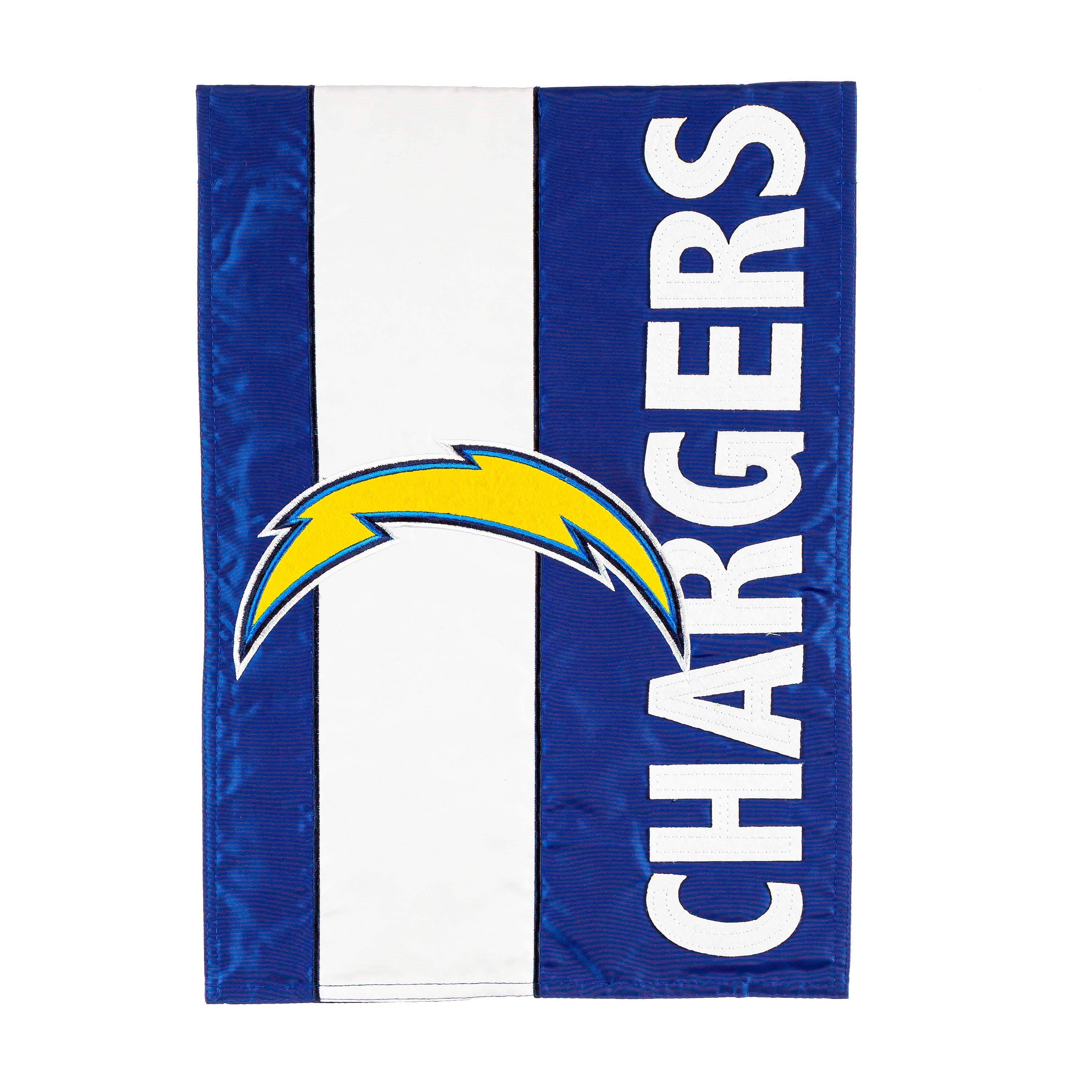 Los Angeles Chargers Applique Flag - Sports Collectibles, Sports Memorabilia, Sports Fan Shop, Sports Gifts