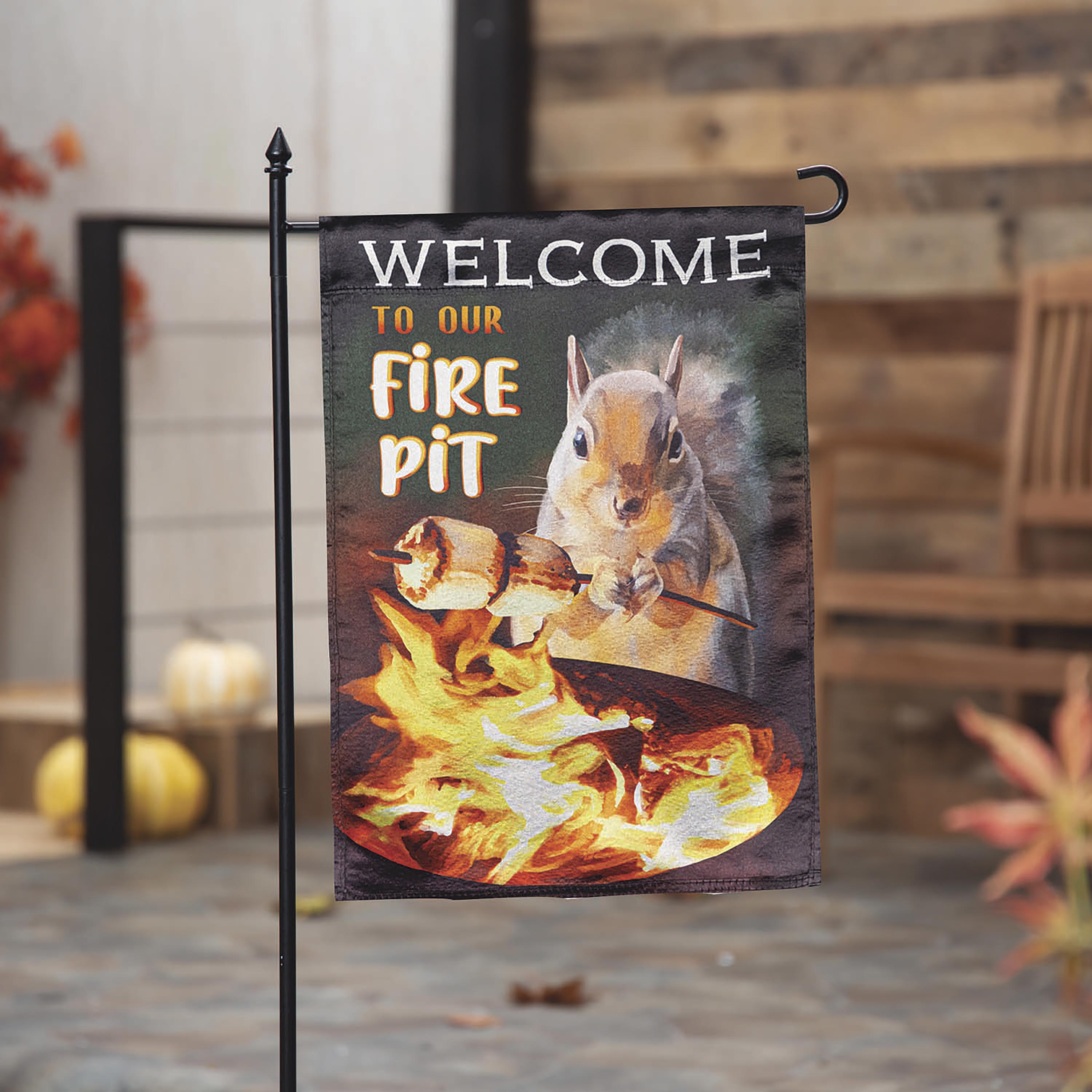 Welcome to our Fire Pit Garden Lustre Flag - Sports Collectibles, Sports Memorabilia, Sports Fan Shop, Sports Gifts