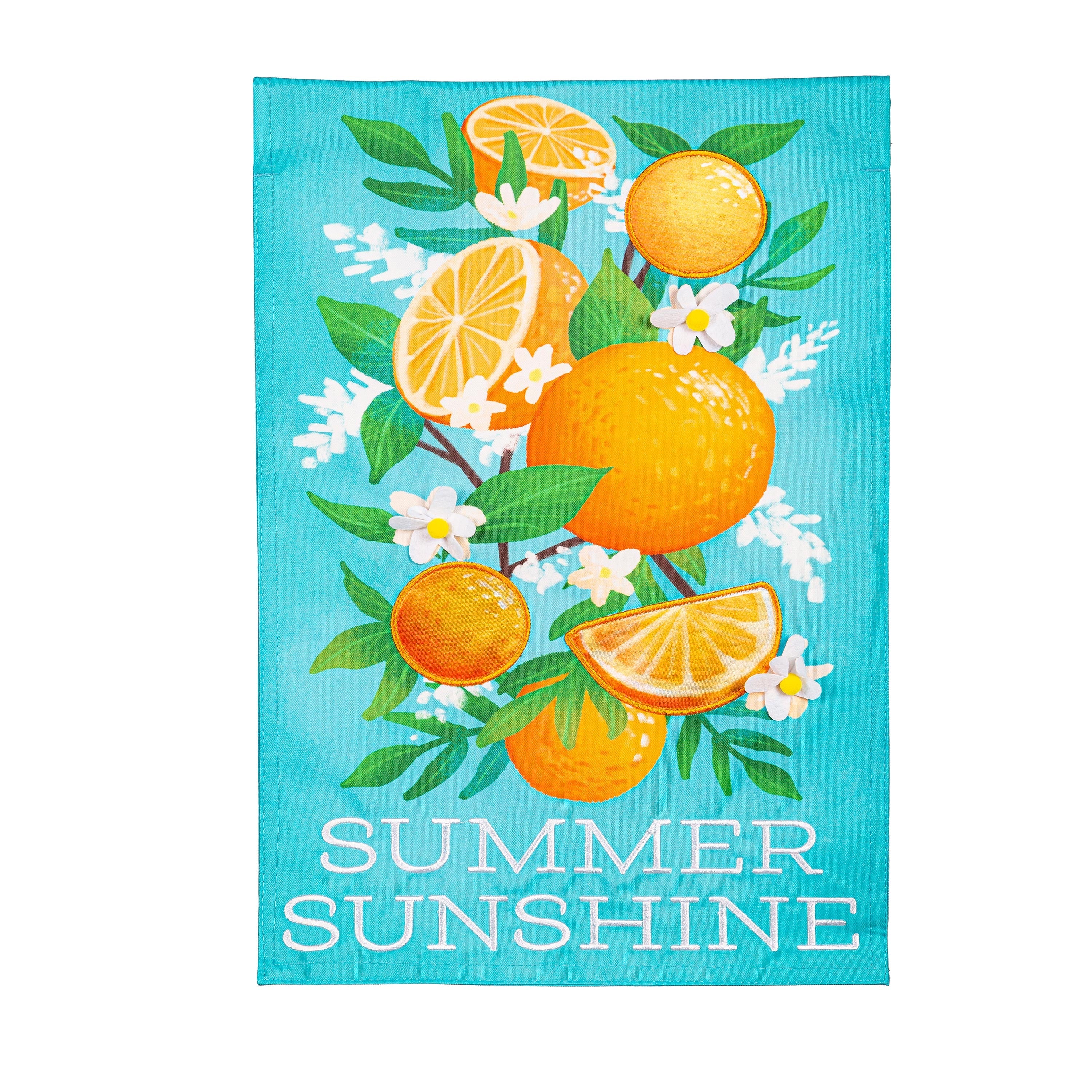 Summer Sunshine Linen Garden Flag - Sports Collectibles, Sports Memorabilia, Sports Fan Shop, Sports Gifts