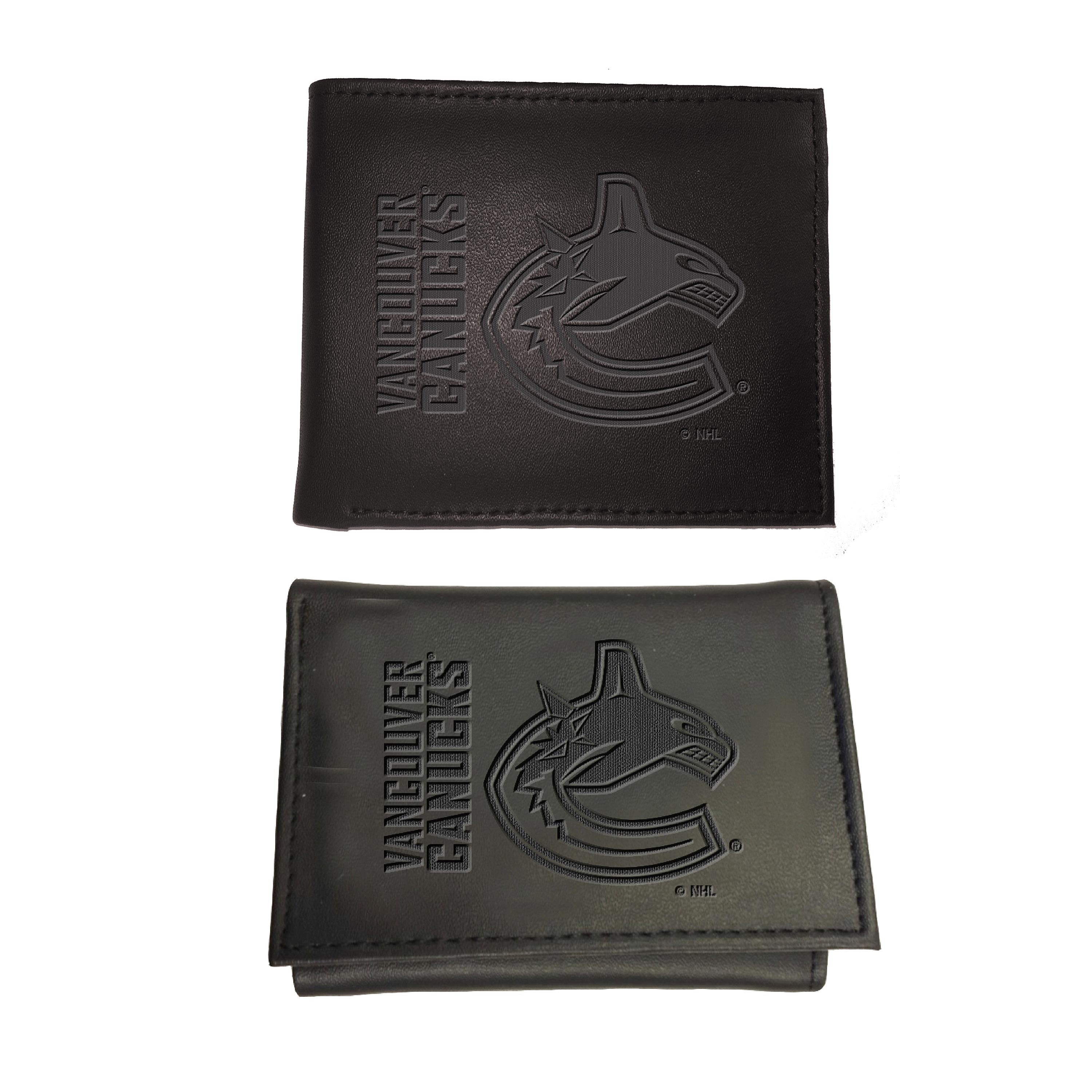 Vancouver Canucks, Bi-Fold and Tri-Fold Wallet Gift Set, Black - Sports Collectibles, Sports Memorabilia, Sports Fan Shop, Sports Gifts